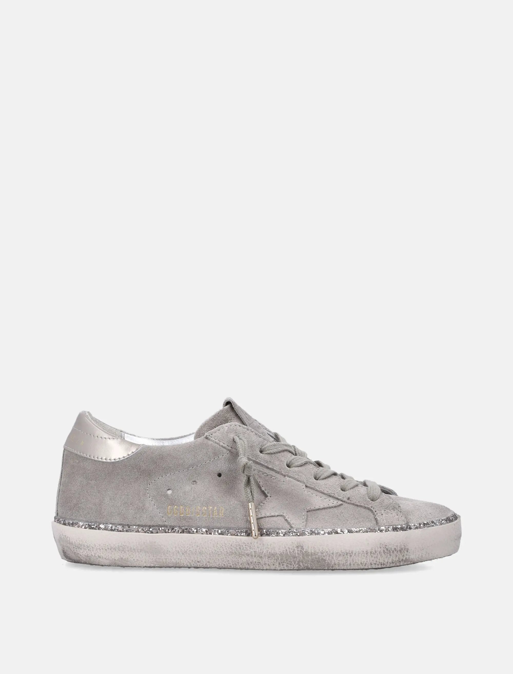 Super Star Womens Sneakers Taupe Golden goose – Гарантія оригінальності – боковий вид