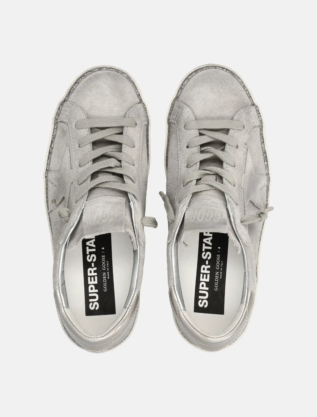 Super Star Womens Sneakers Taupe Golden goose – Гарантія оригінальності – вид ззаду