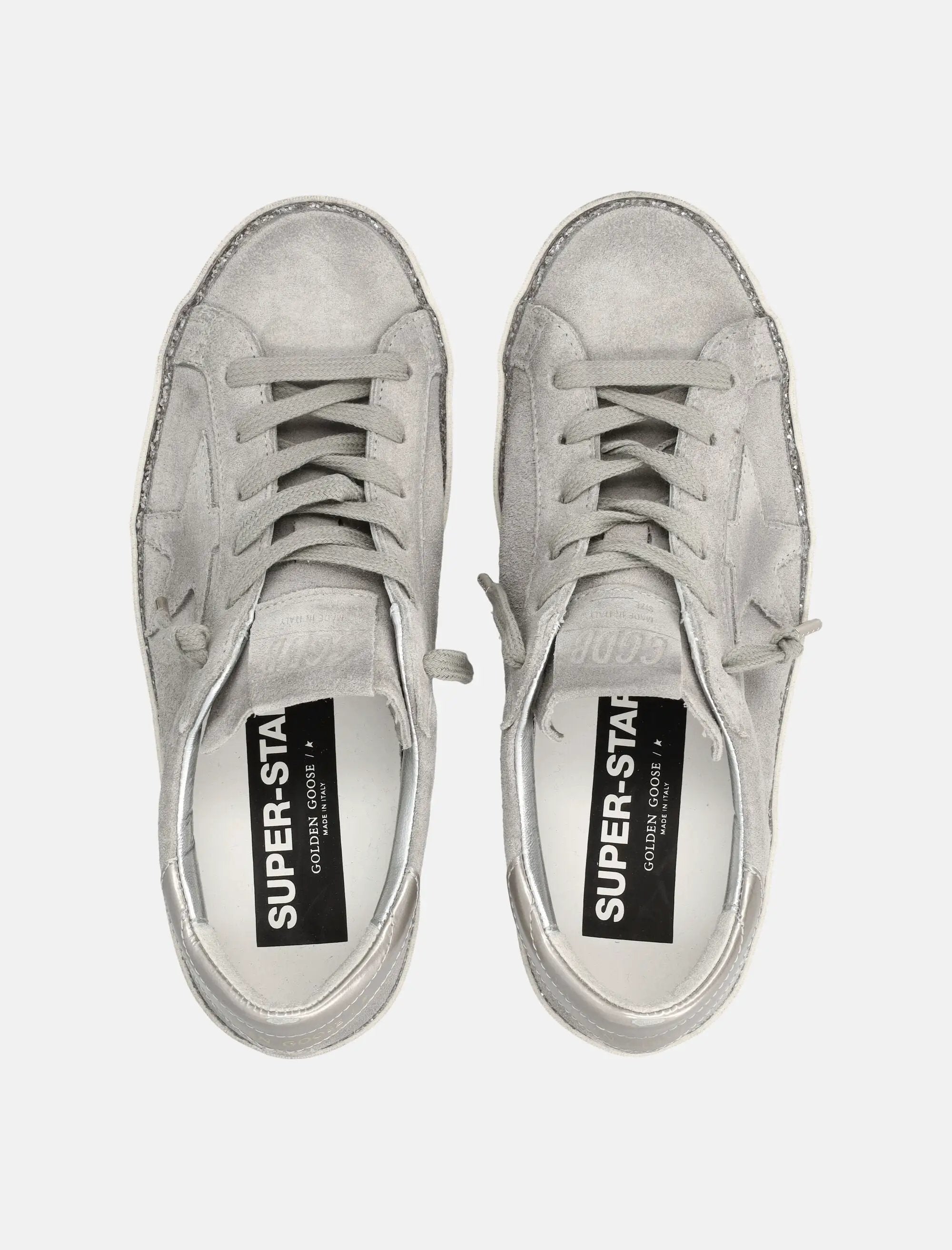 Super Star Womens Sneakers Taupe Golden goose – Гарантія оригінальності – вид ззаду