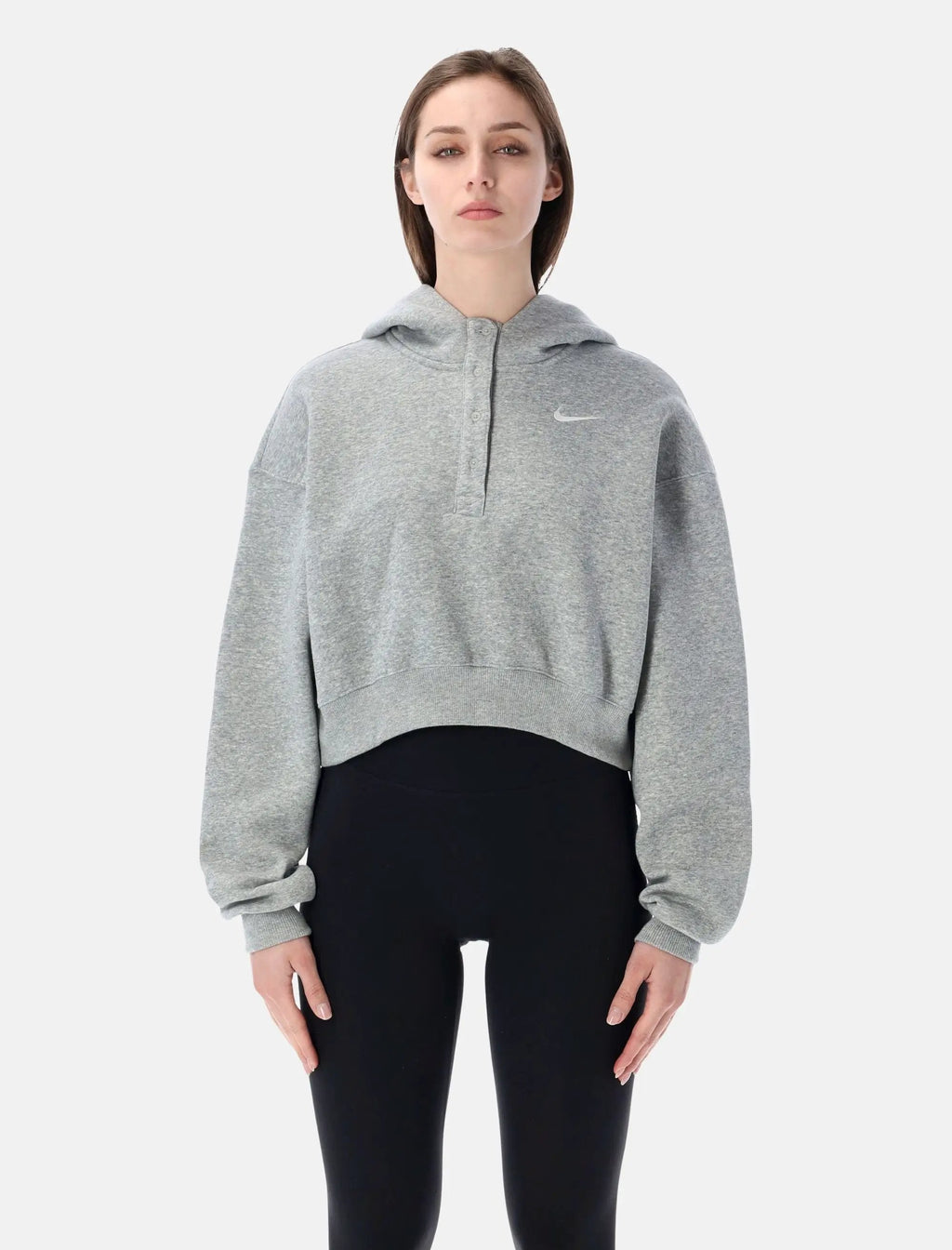 Оригінальна Oversized Cropped Hoodie Nike – боковий вид