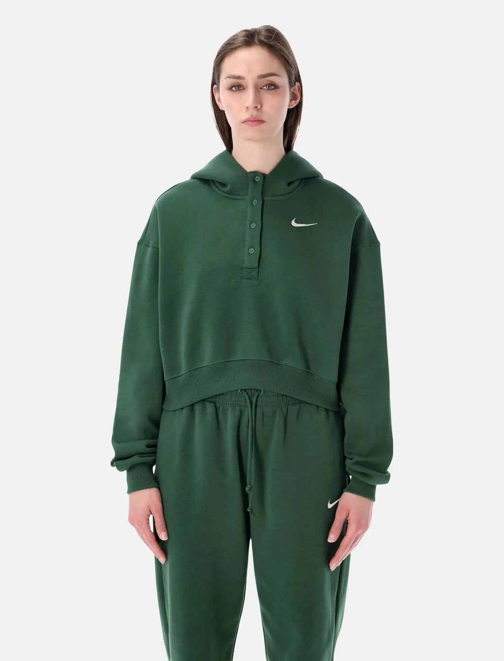 Оригінальна Oversized Cropped Hoodie Nike – боковий вид
