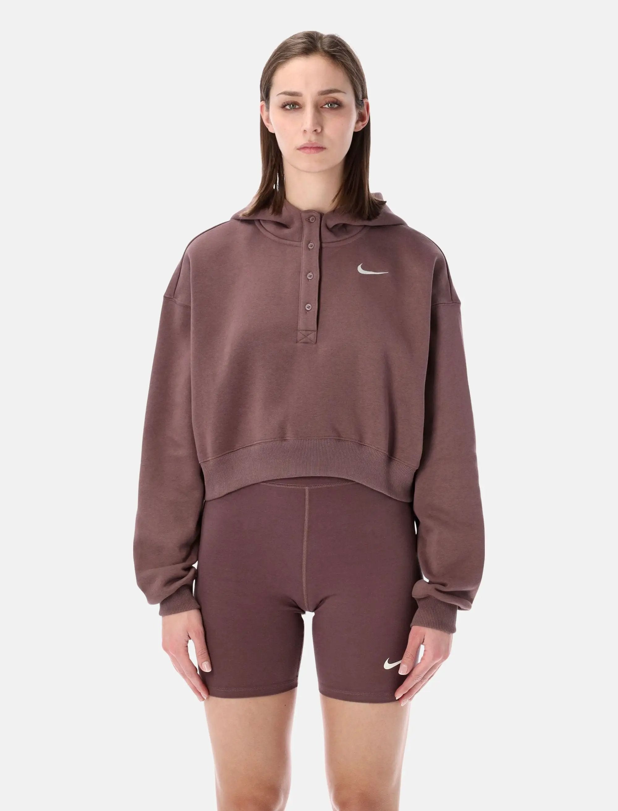 Оригінальна Oversized Cropped Hoodie Nike – боковий вид - NIKE