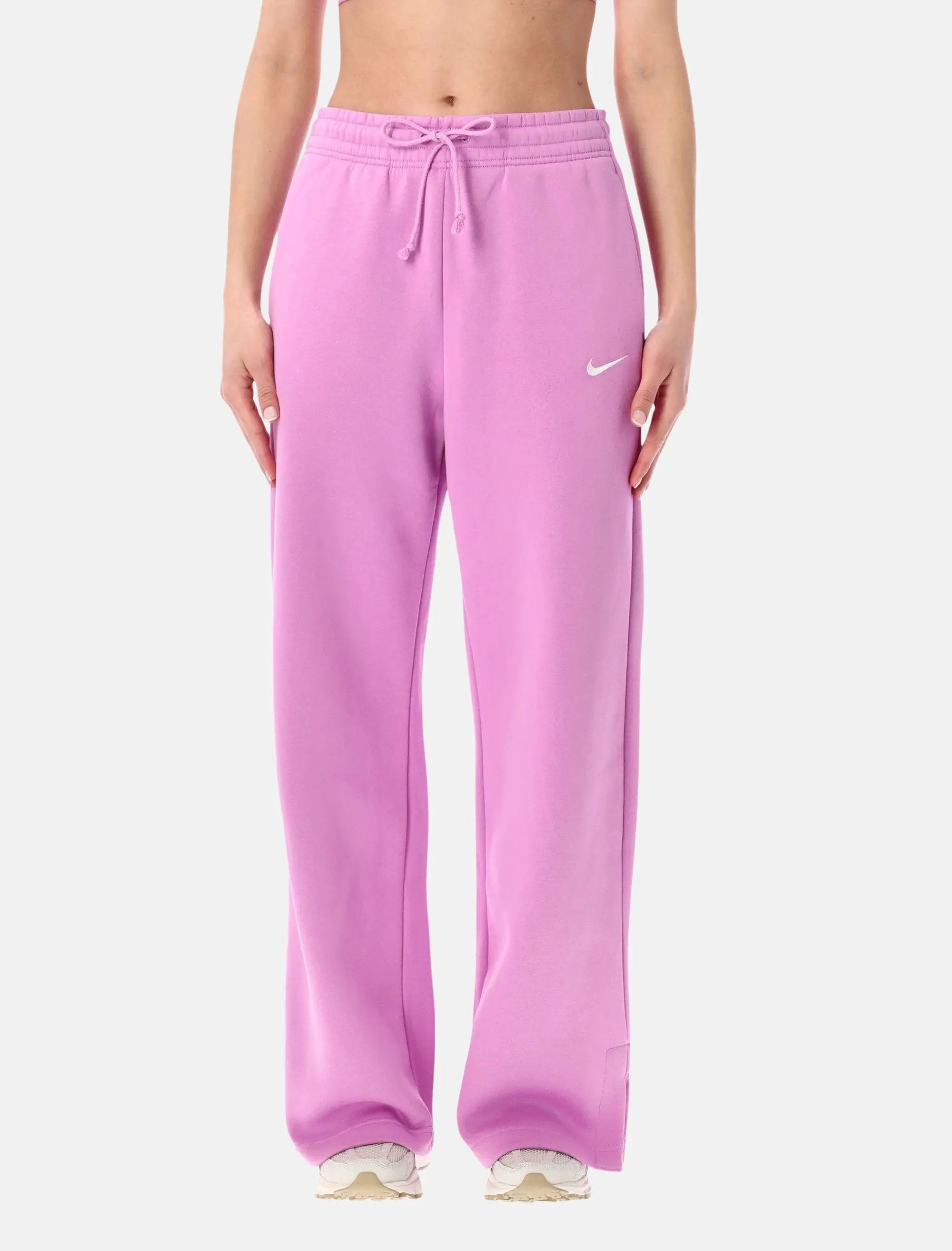 Wide Leg Fleece Trousers Nike – Гарантія оригінальності – боковий вид