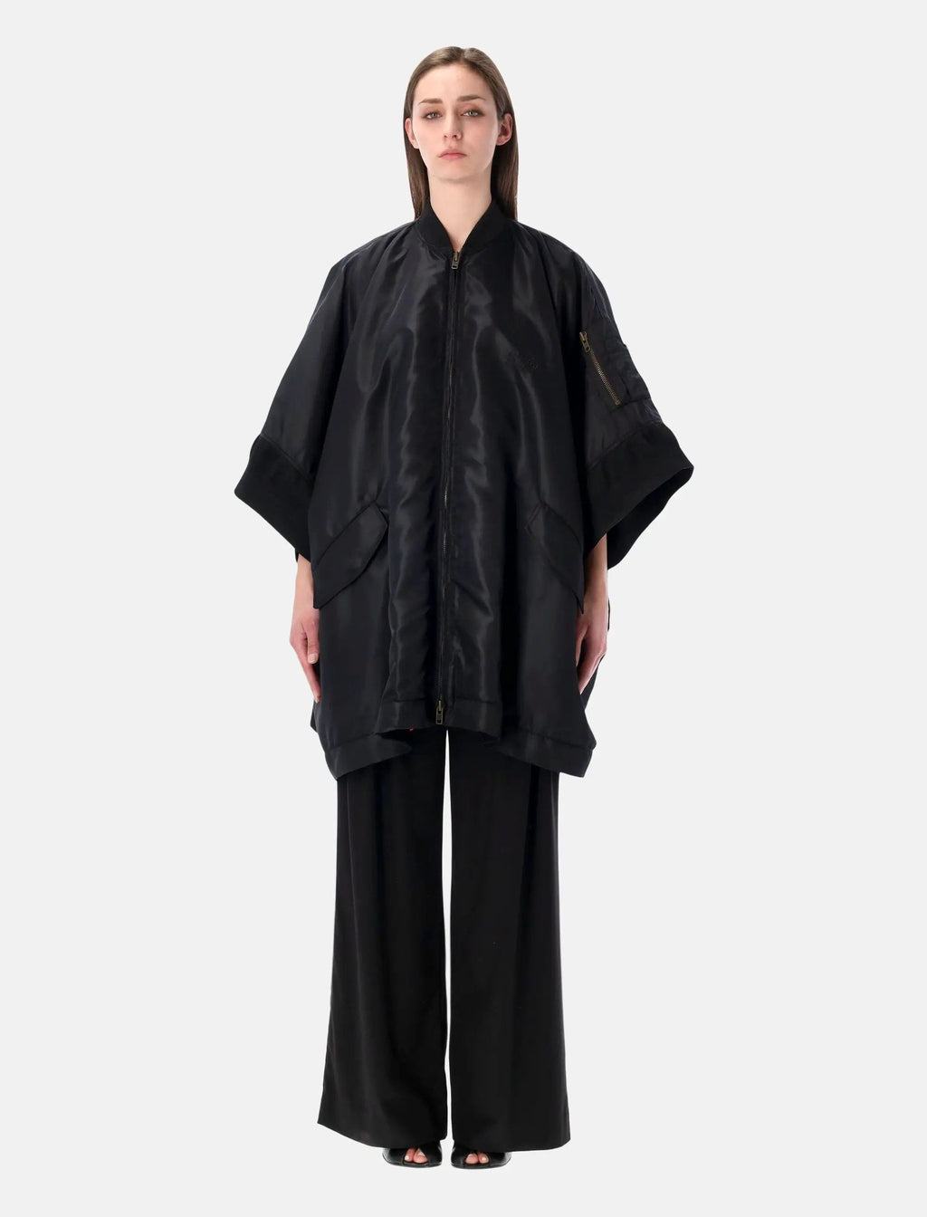 Oversized Bomber Cape Maison margiela – Гарантія оригінальності – боковий вид
