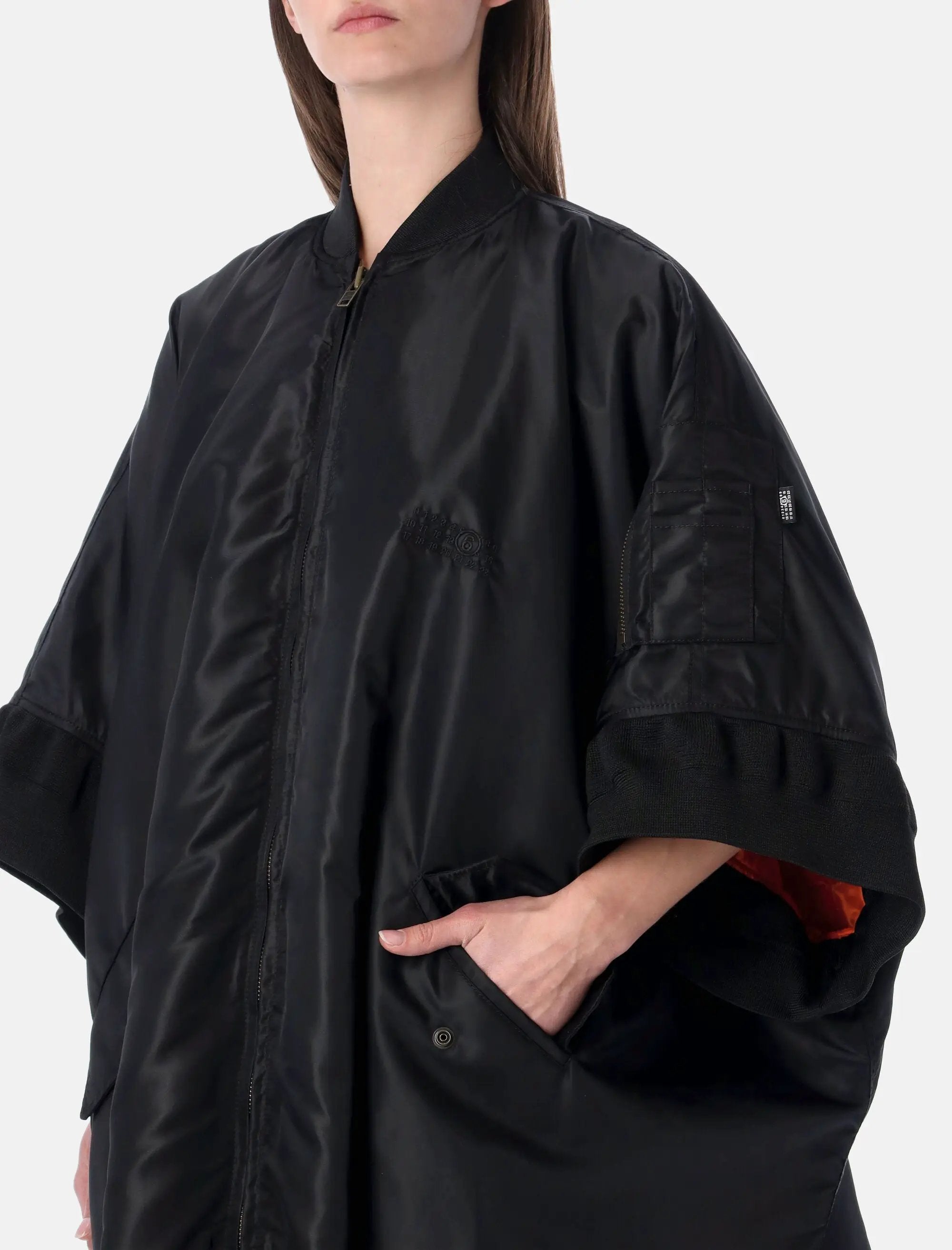 Oversized Bomber Cape Maison margiela – Гарантія оригінальності – детальний вид