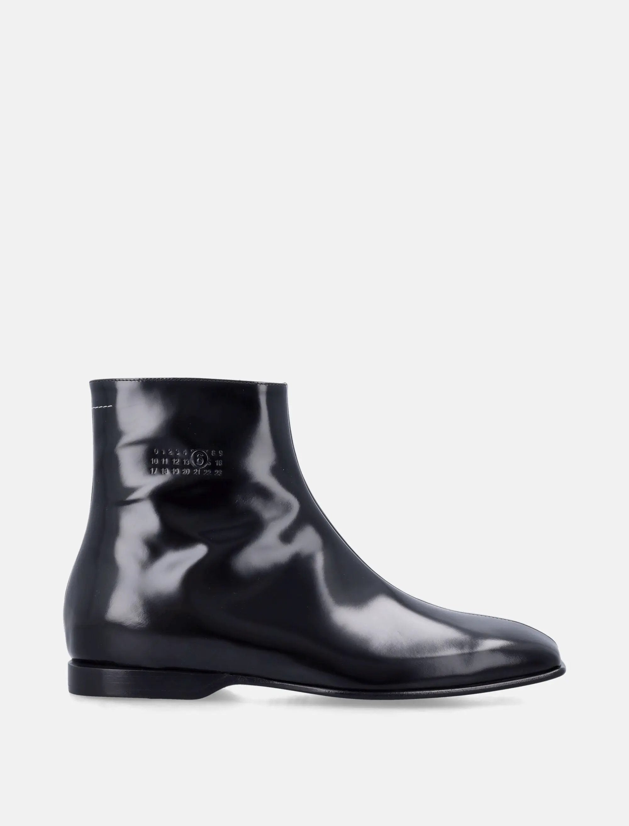 Оригінальна Leather Ankle Boots Maison margiela – боковий вид