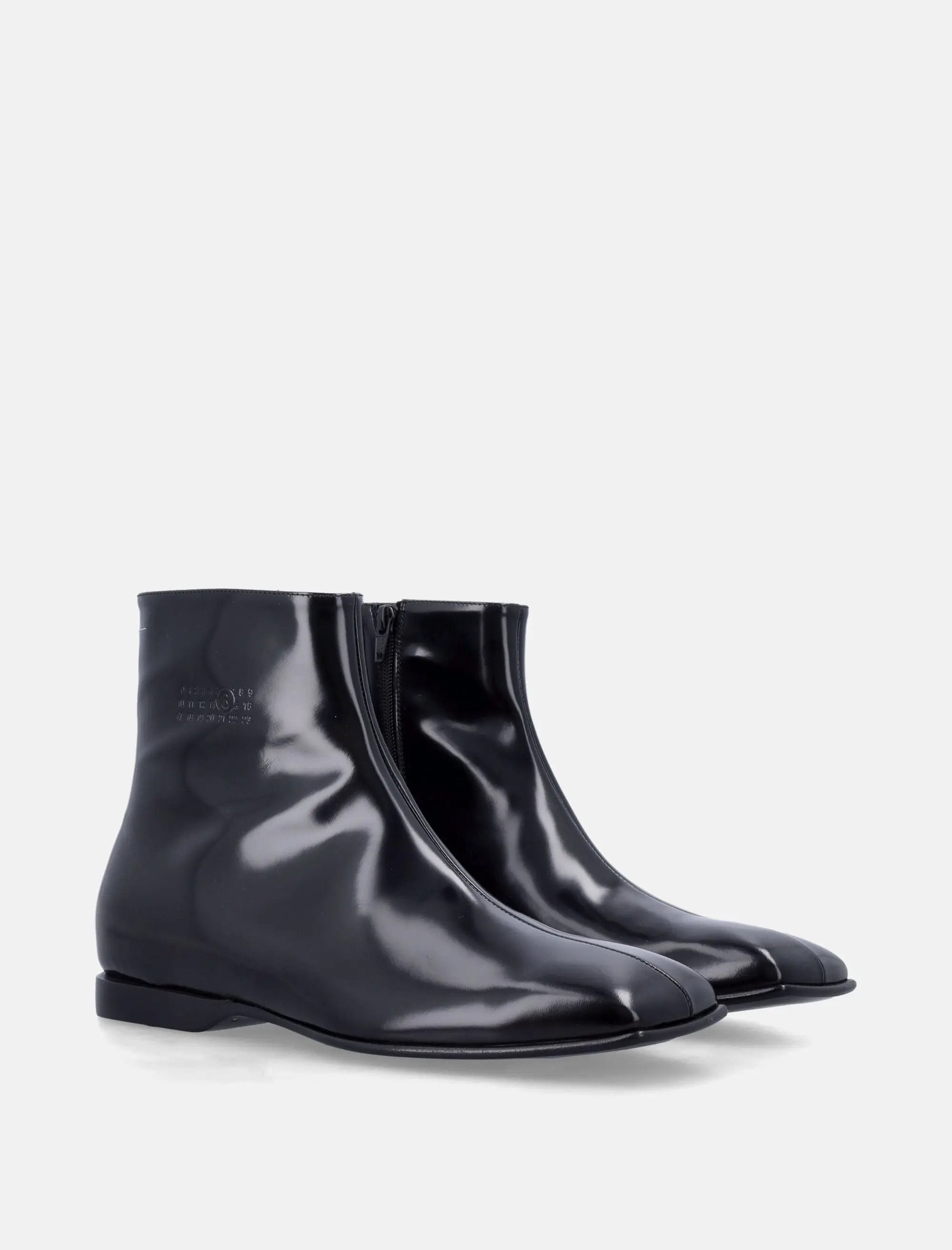 Оригінальна Leather Ankle Boots Maison margiela – вид ззаду
