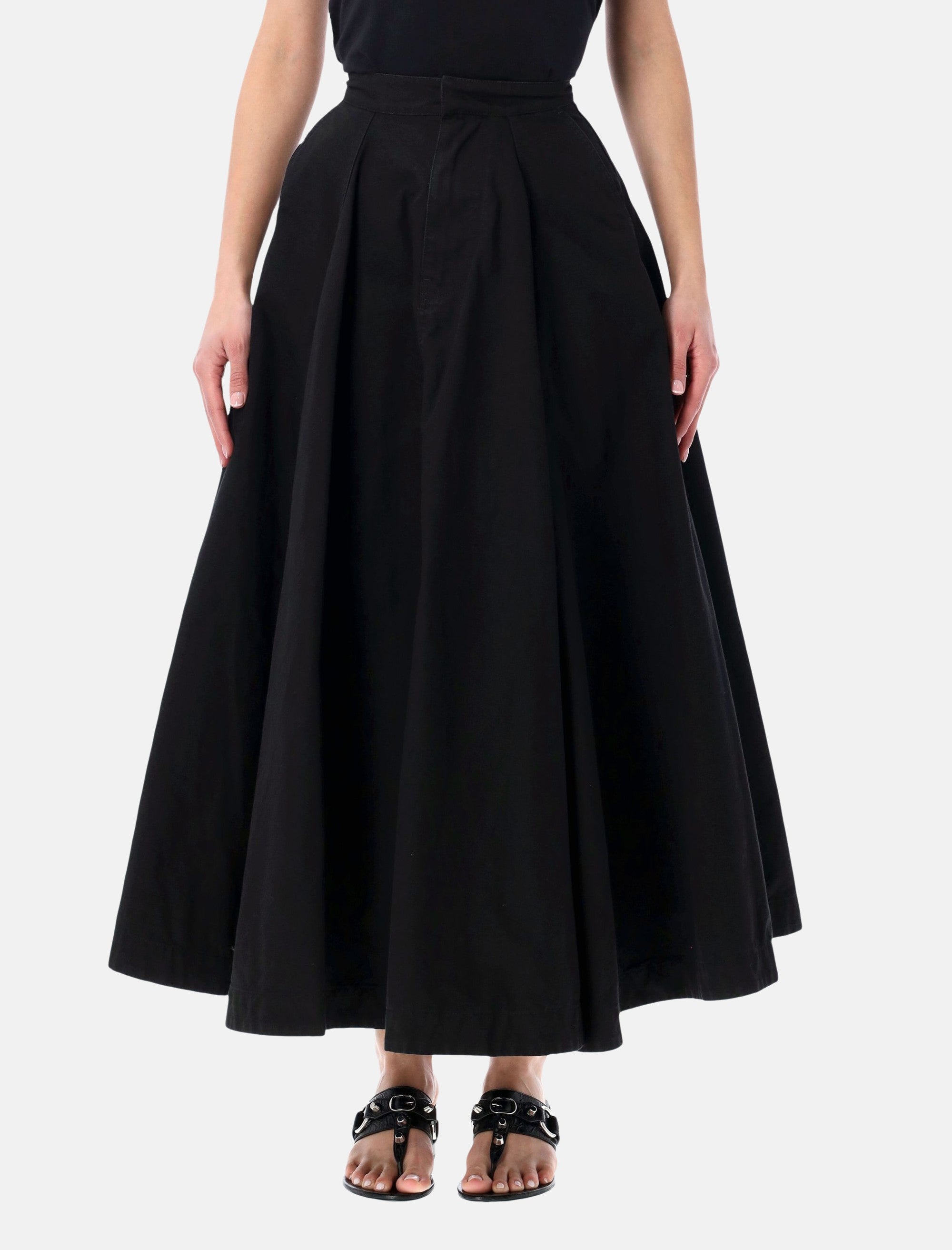 Godet Maxi Skirt Balenciaga оригінал – Купити в Україні – боковий вид