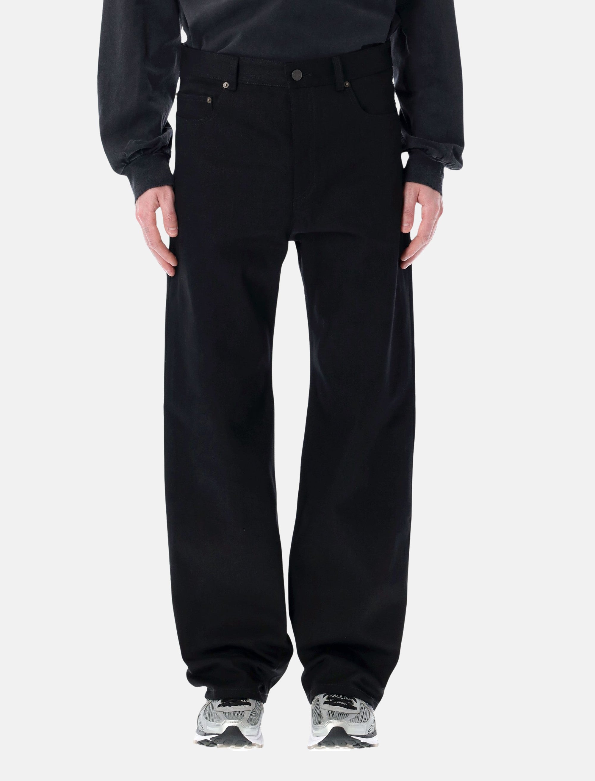 Curved Jeans Balenciaga – Гарантія оригінальності – боковий вид - BALENCIAGA