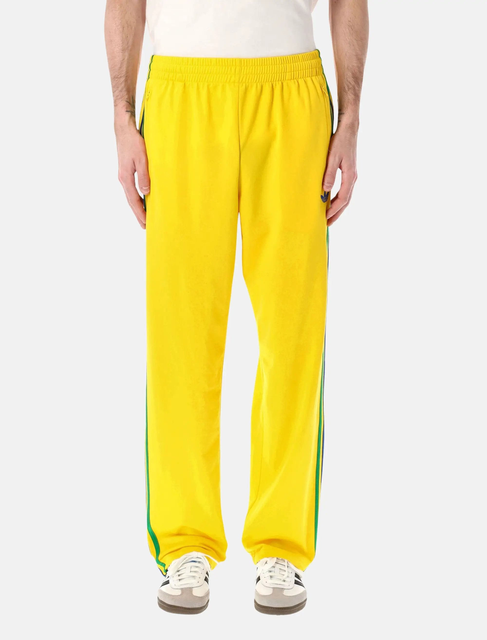 Yellow Firebird Track Pants Adidas – Гарантія оригінальності – боковий вид