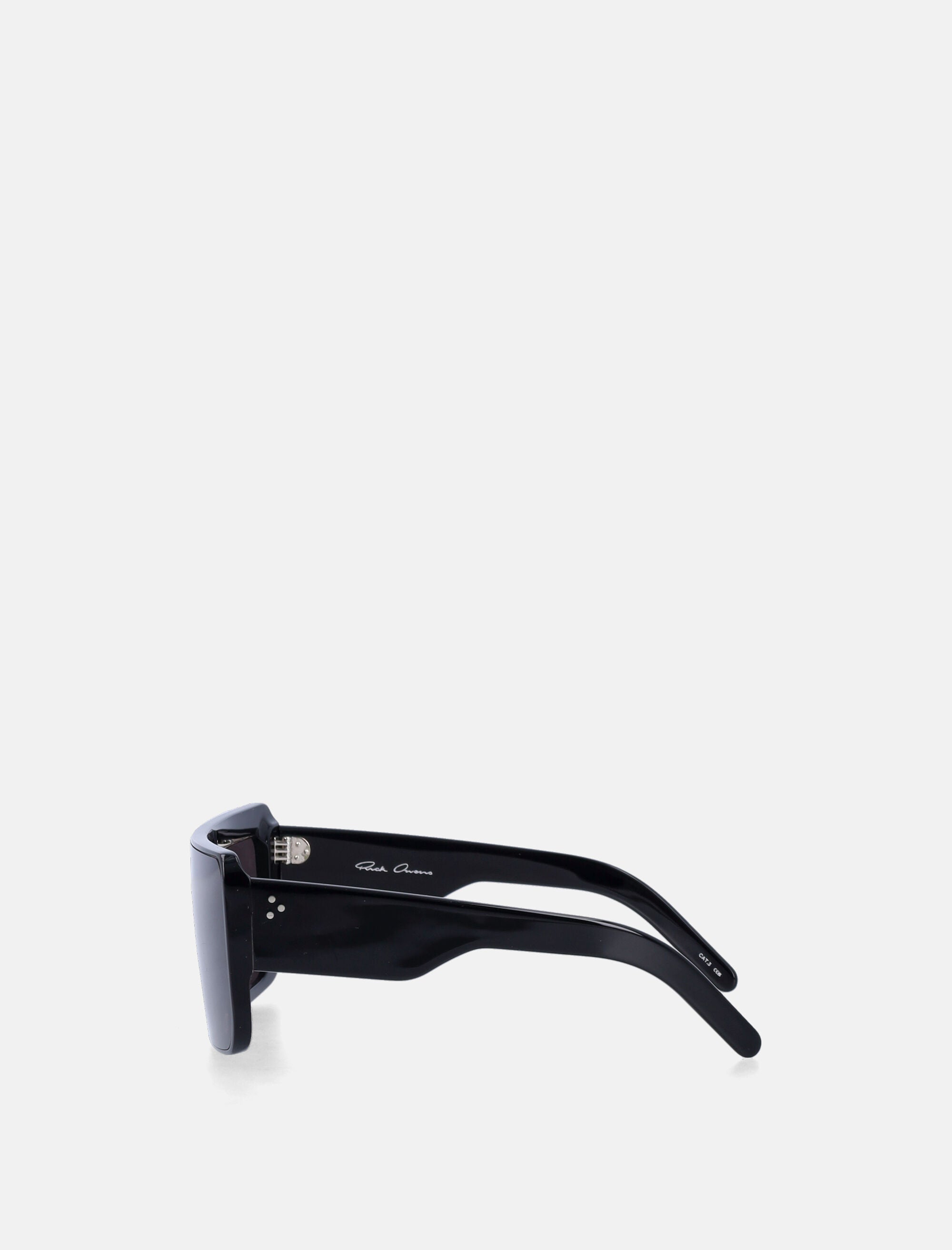 Documenta Rectangular Sunglasses Rick owens – Гарантія оригінальності – вид ззаду - RICK OWENS