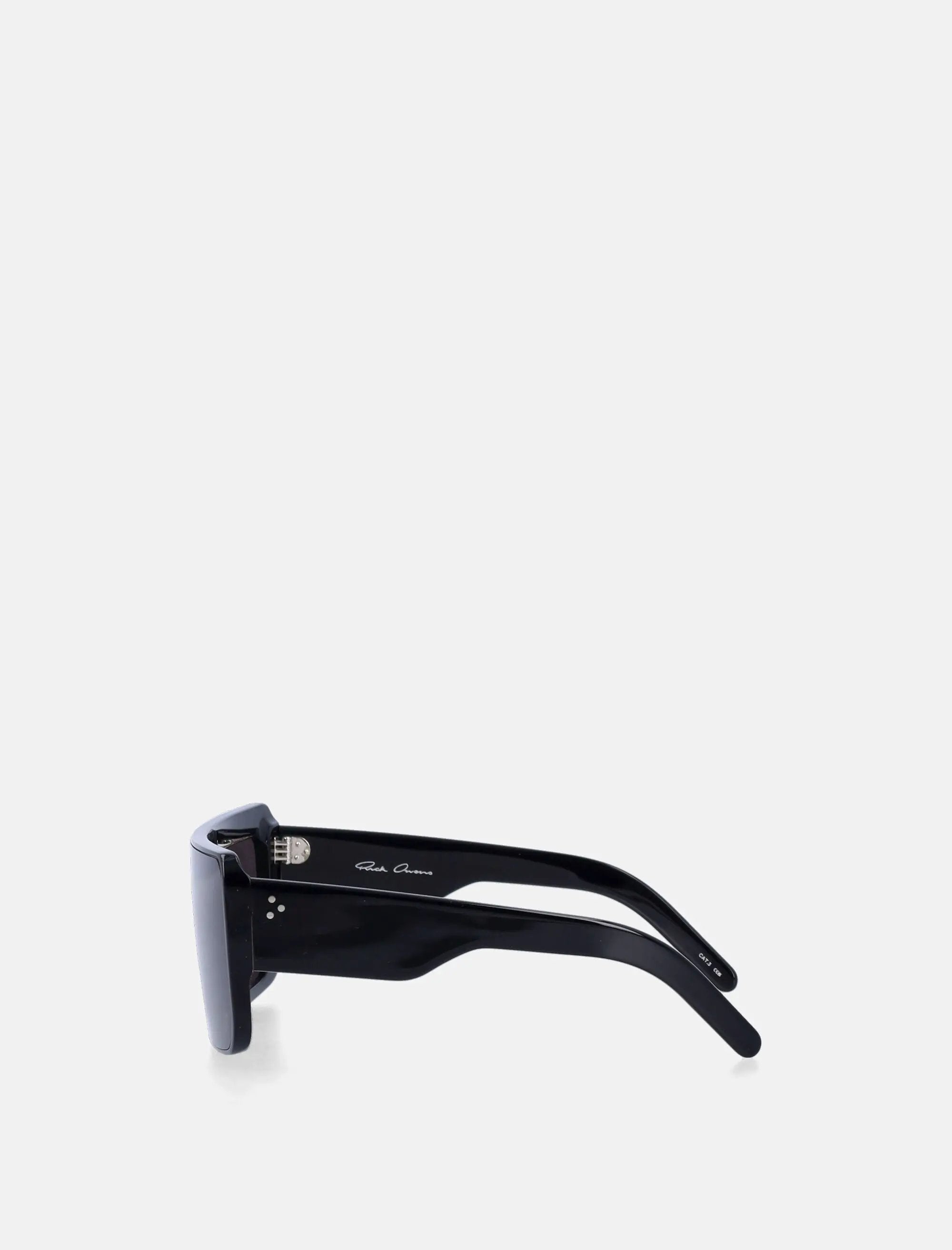 Documenta Rectangular Sunglasses Rick owens – Гарантія оригінальності – вид ззаду