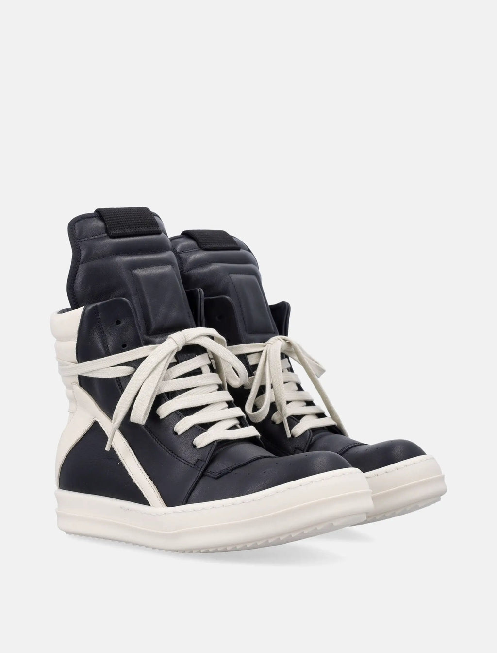 Temple Geobasket Leather Womans Sneakers Rick owens – Гарантія оригінальності – детальний вид