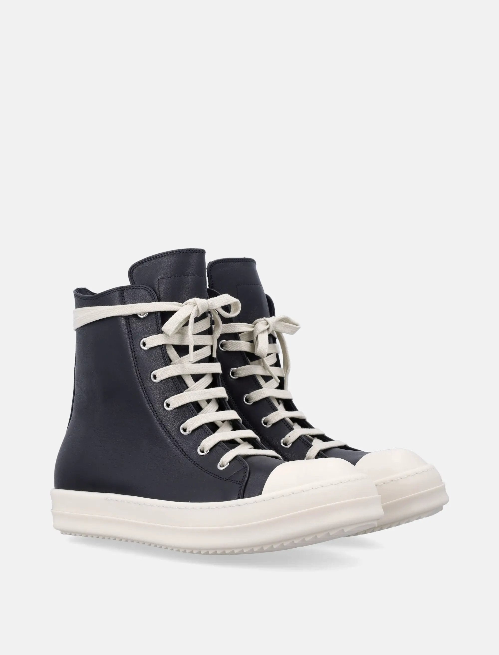 Оригінальна Leather Temple High Sneakers Rick owens – детальний вид
