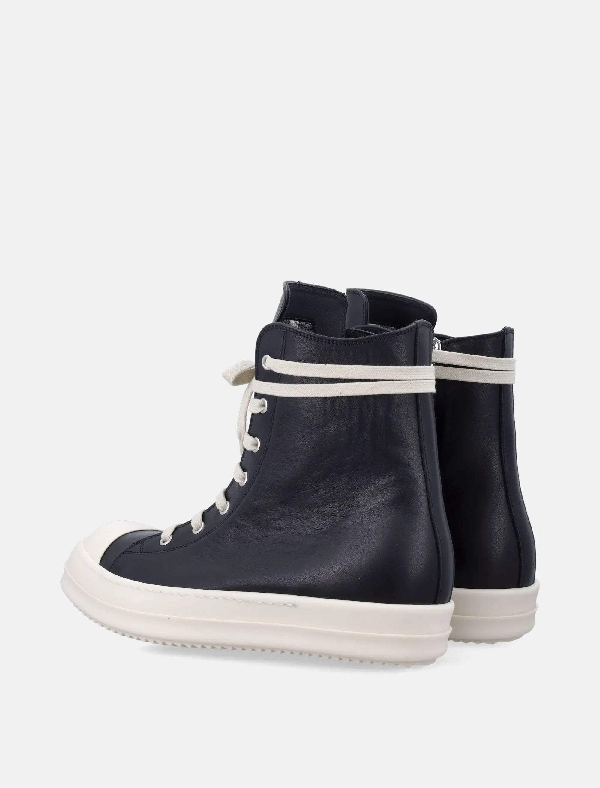 Оригінальна Leather Temple High Sneakers Rick owens – збільшений вид