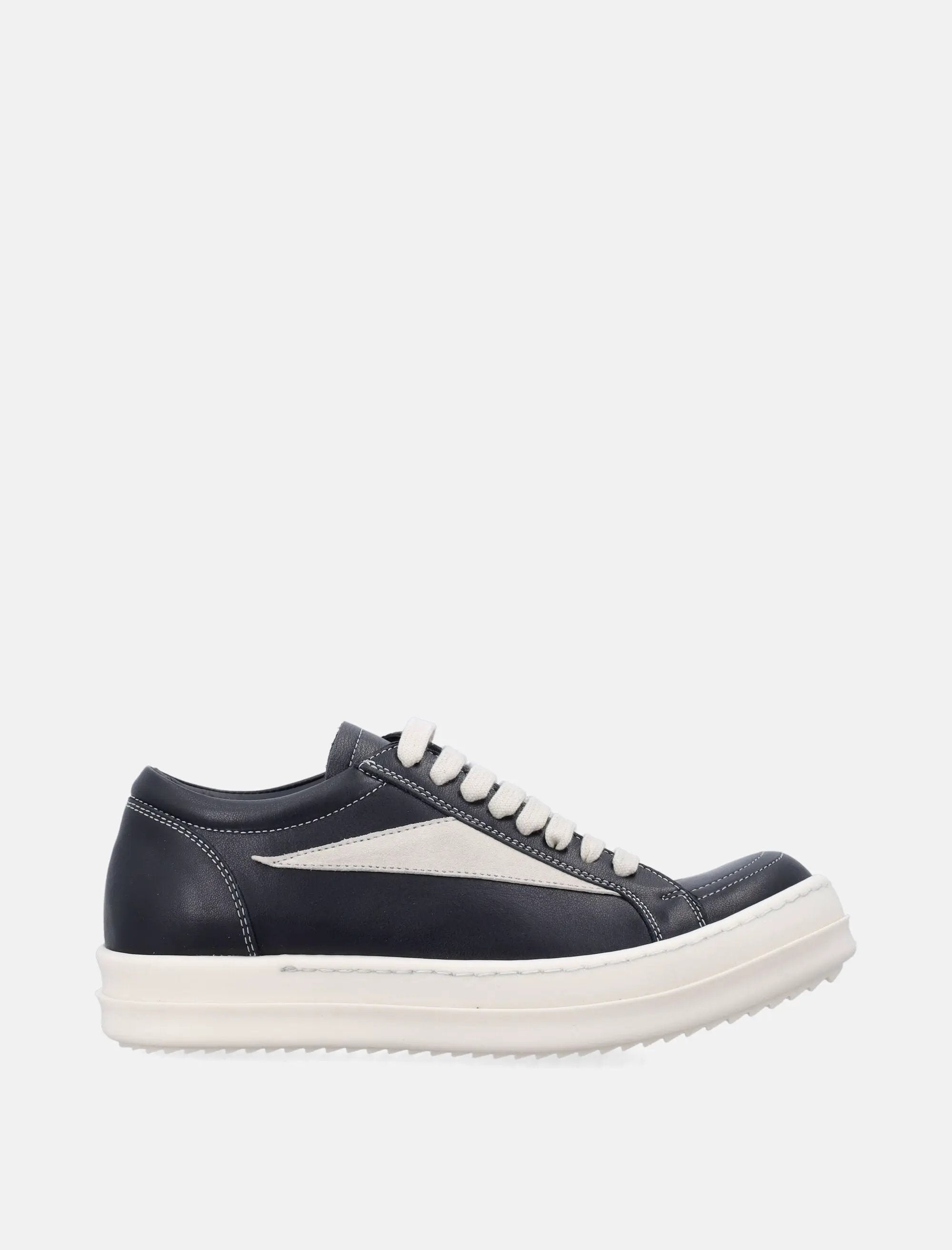 Vintage Black Milk Sneakers Rick owens – Гарантія оригінальності – боковий вид