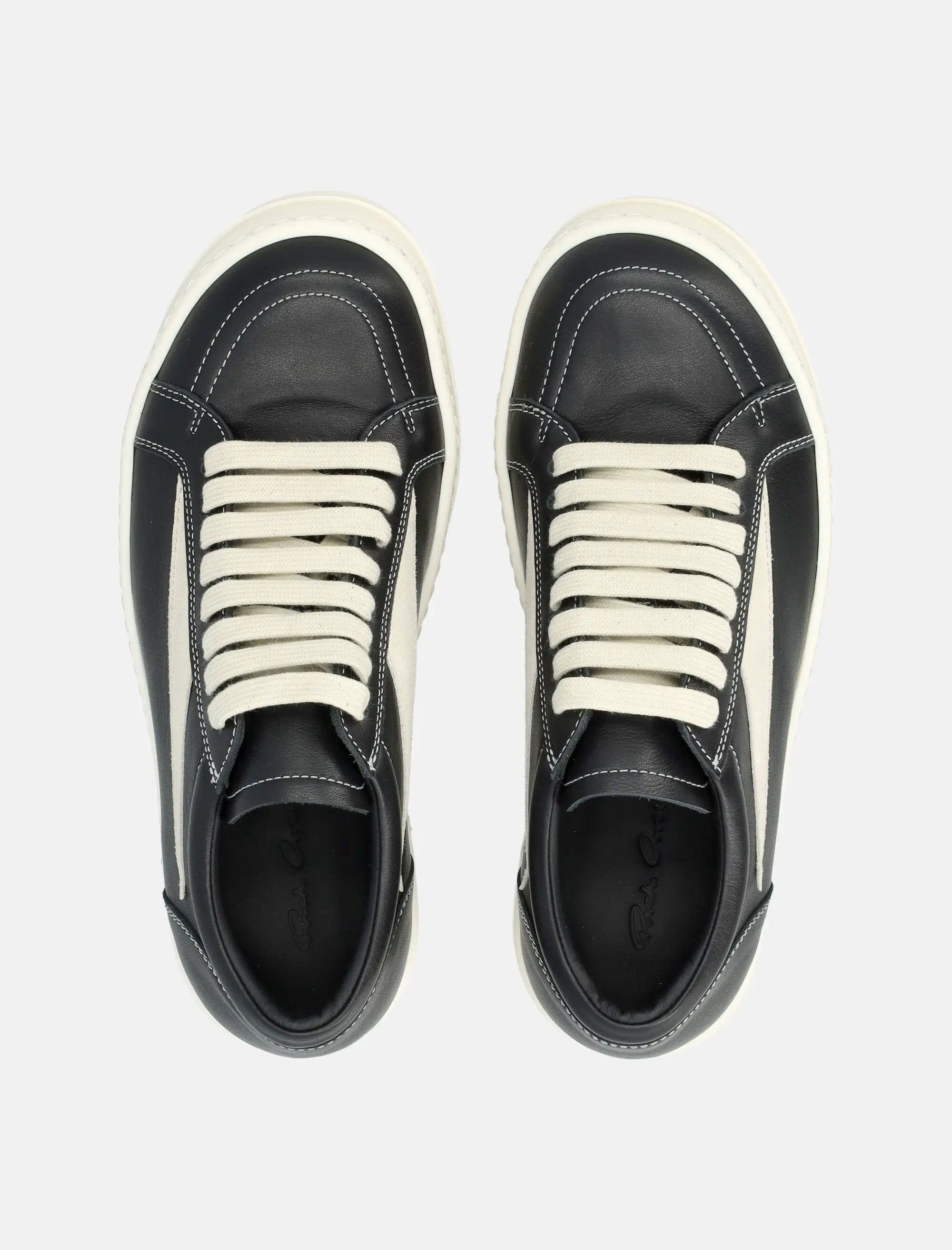 Vintage Black Milk Sneakers Rick owens – Гарантія оригінальності – вид ззаду