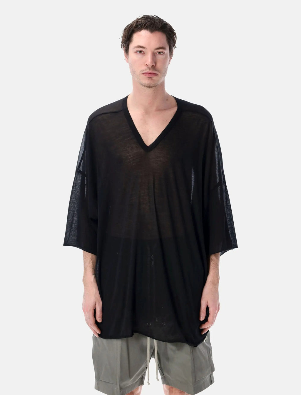 V Tommy T In Cotone DI Rick Owens Rick owens оригінал – Купити в Україні – боковий вид