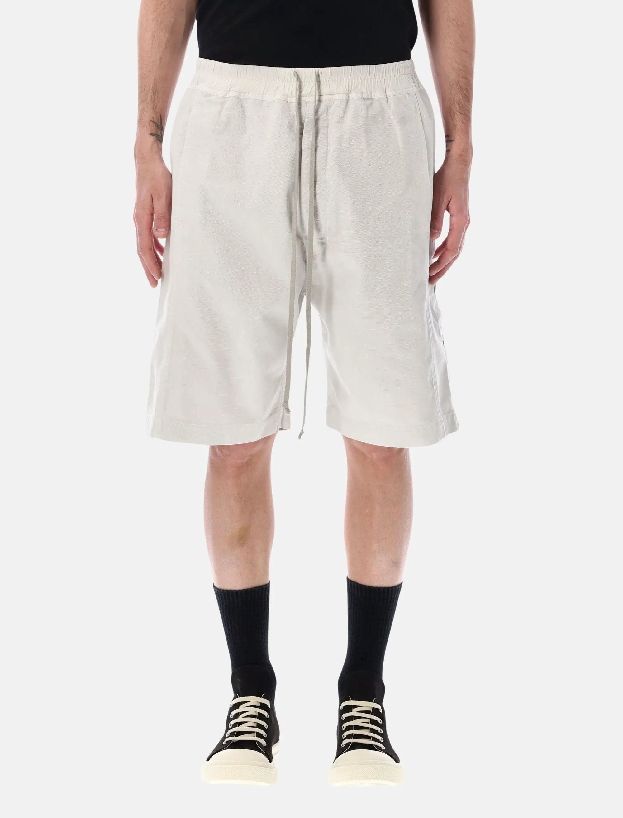 Wide Pusher Shorts Rick owens – Гарантія оригінальності – боковий вид