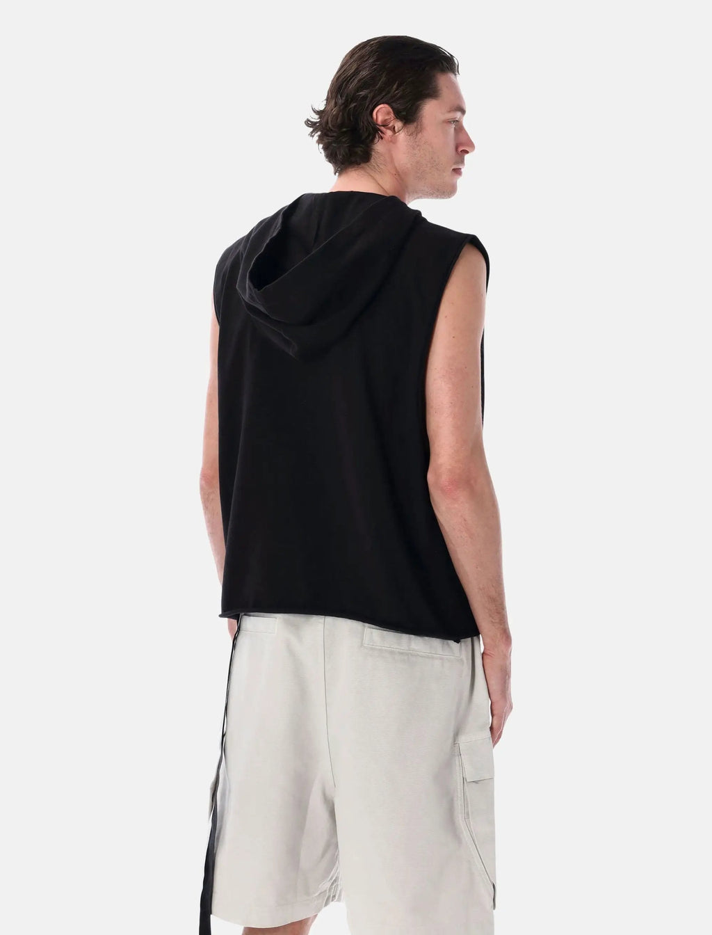 Sleeveless Hooded Tunic Rick owens – Гарантія оригінальності – вид ззаду