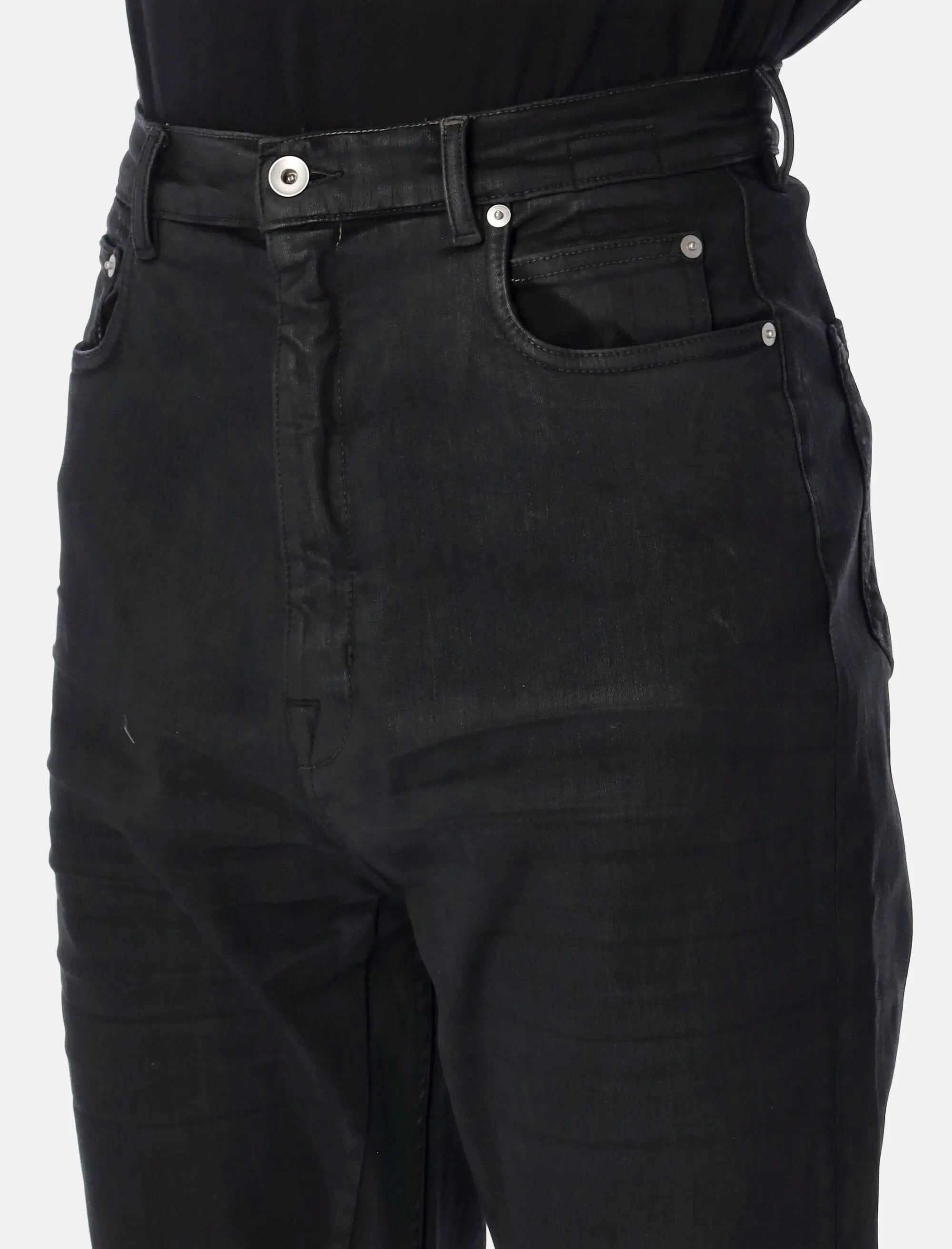 Coated Denim Bolan Bootcut Jeans Rick owens – Гарантія оригінальності – детальний вид