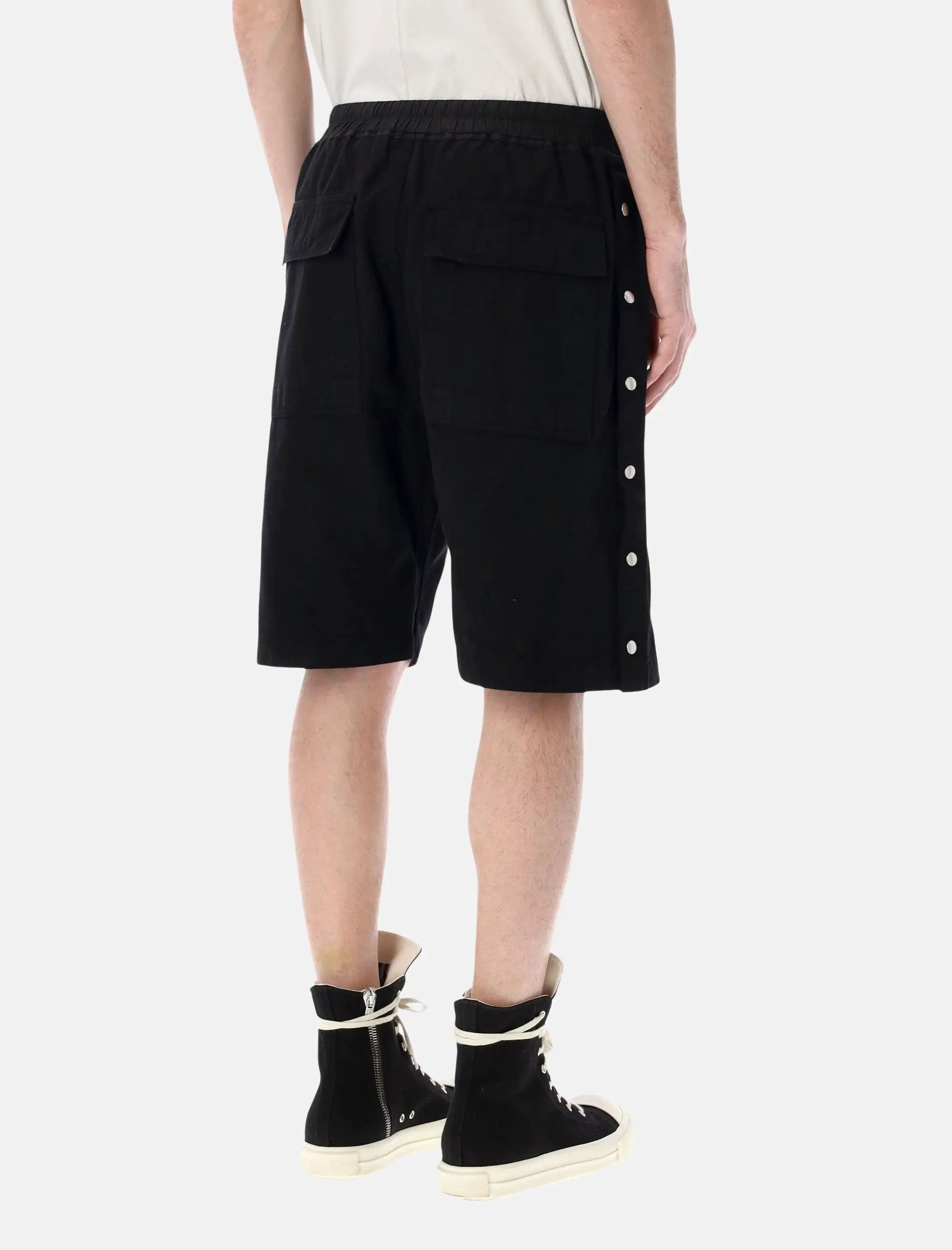 Wide Pusher Shorts Rick owens – Гарантія оригінальності – вид ззаду