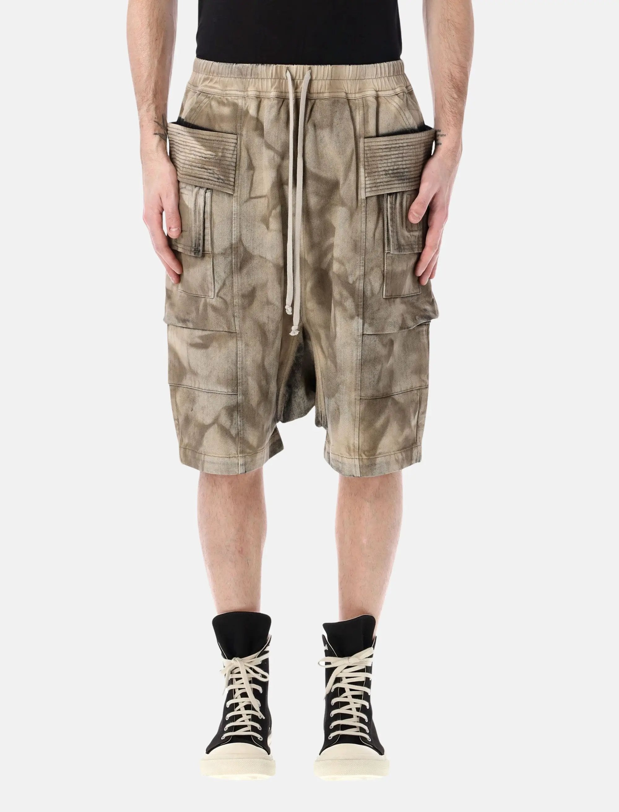 Creatch Cargo Shorts Rick owens – Гарантія оригінальності – боковий вид