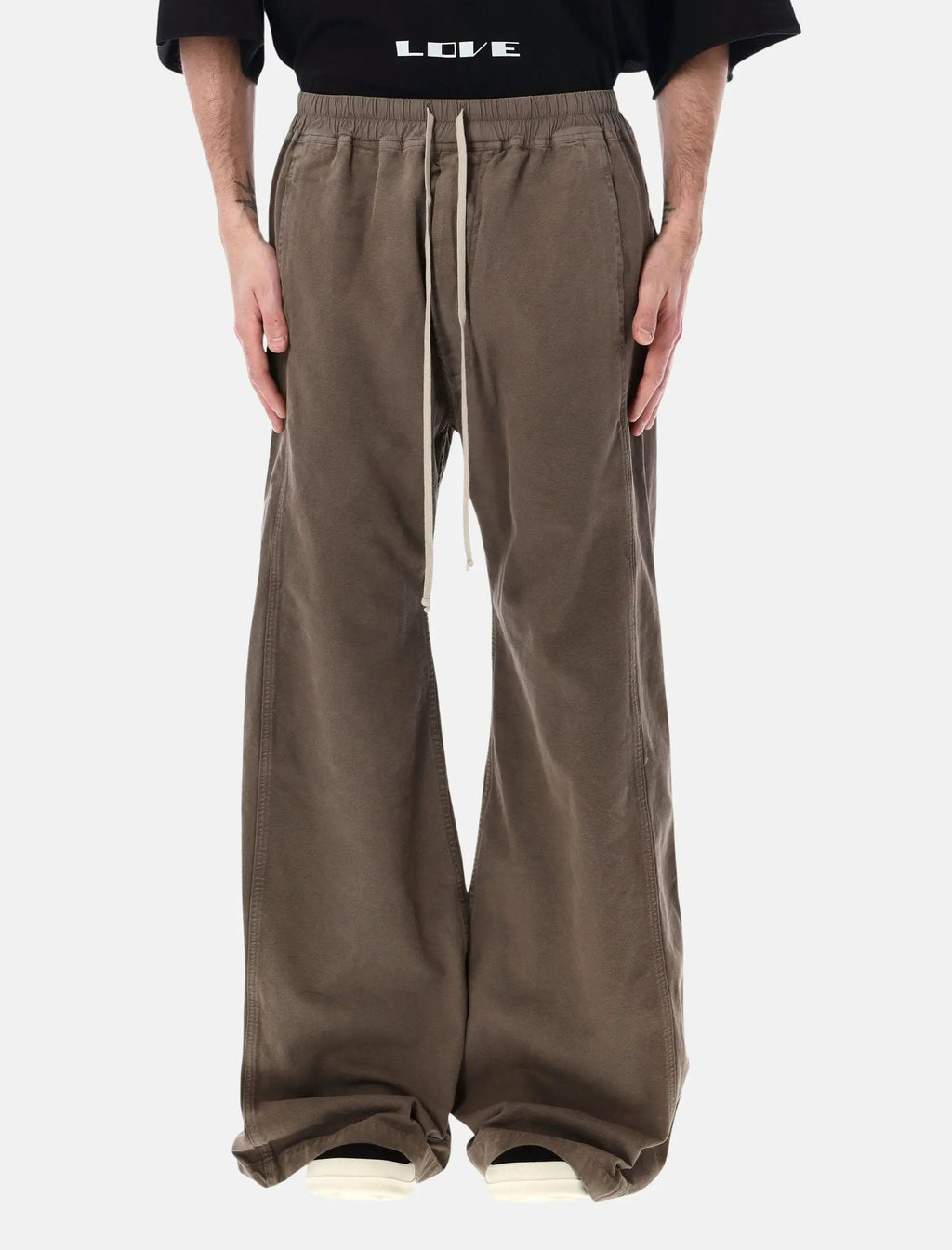 Wide Pusher Pants Rick owens – Гарантія оригінальності – боковий вид
