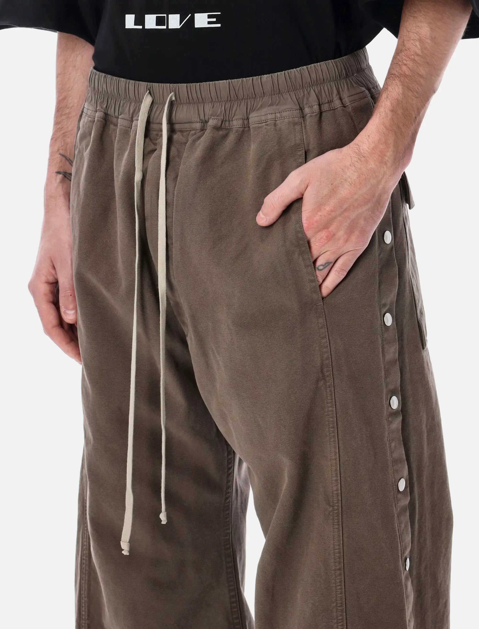Wide Pusher Pants Rick owens – Гарантія оригінальності – детальний вид
