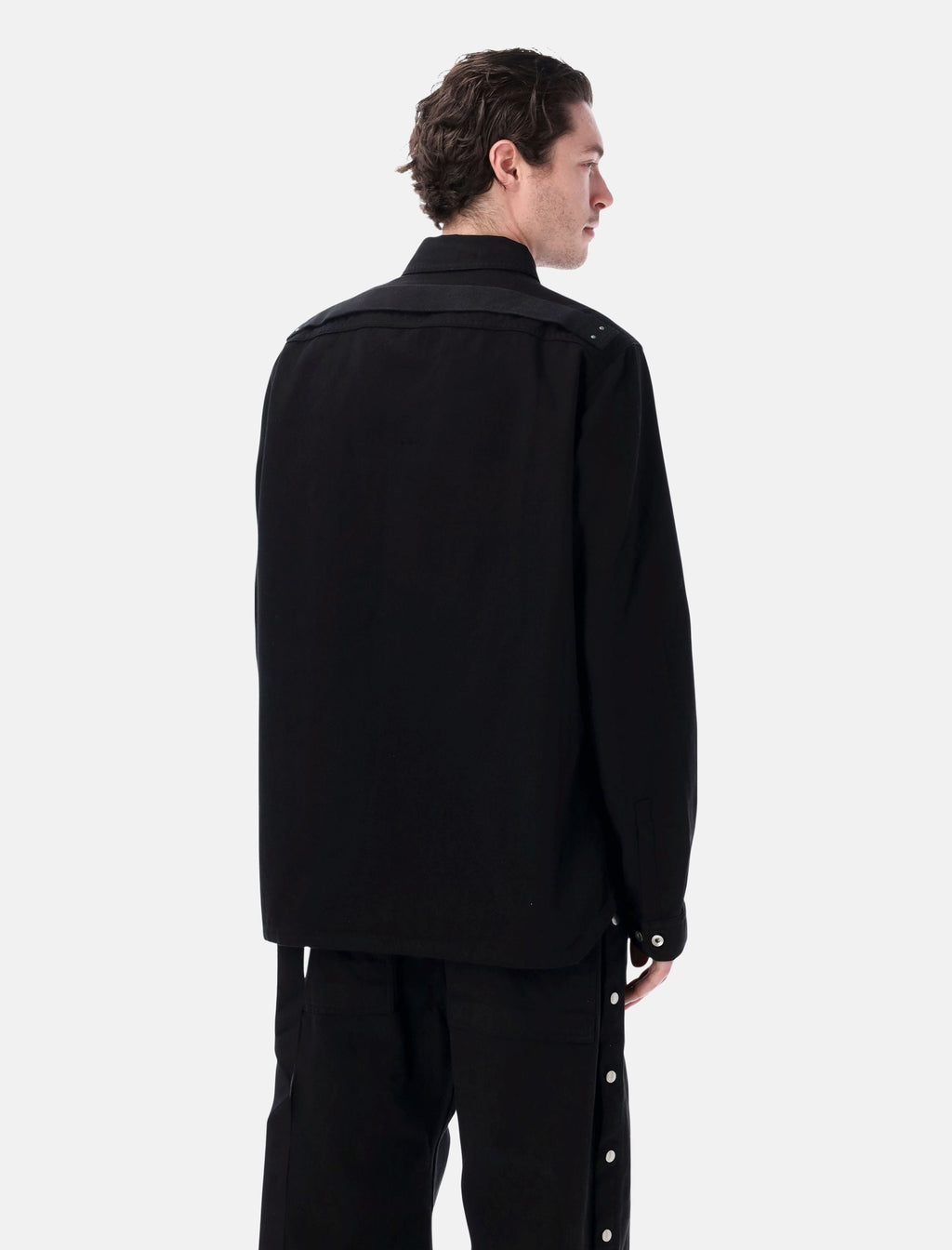 Cotton Outershirt Rick owens – Гарантія оригінальності – вид ззаду