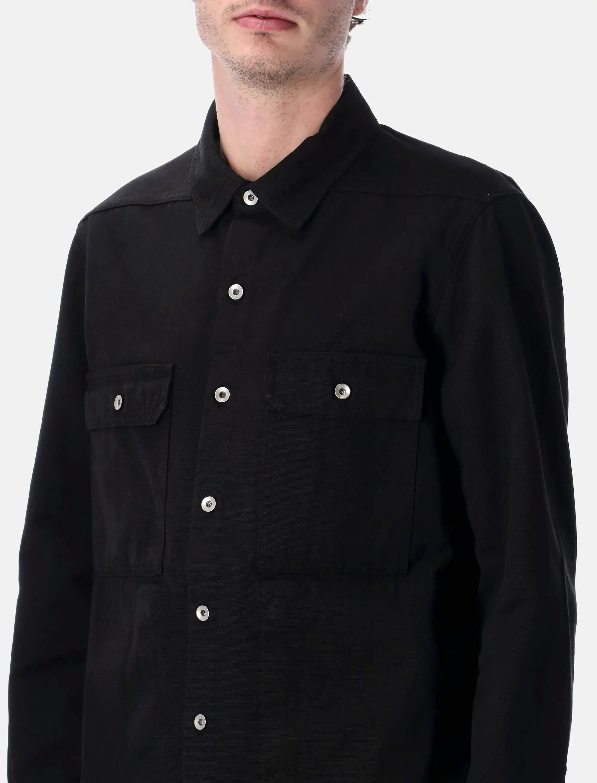 Cotton Outershirt Rick owens – Гарантія оригінальності – детальний вид