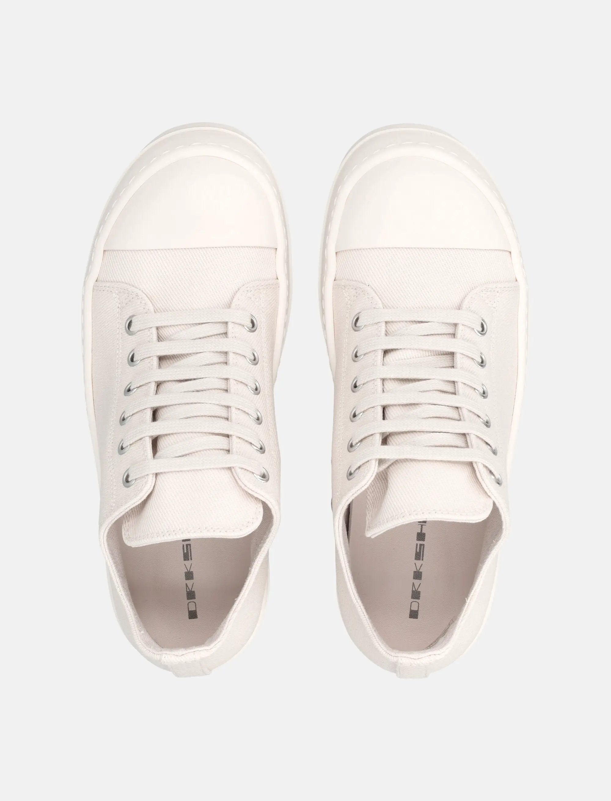 Temple Low Denim Womans Sneaks Rick owens оригінал – Купити в Україні – вид ззаду