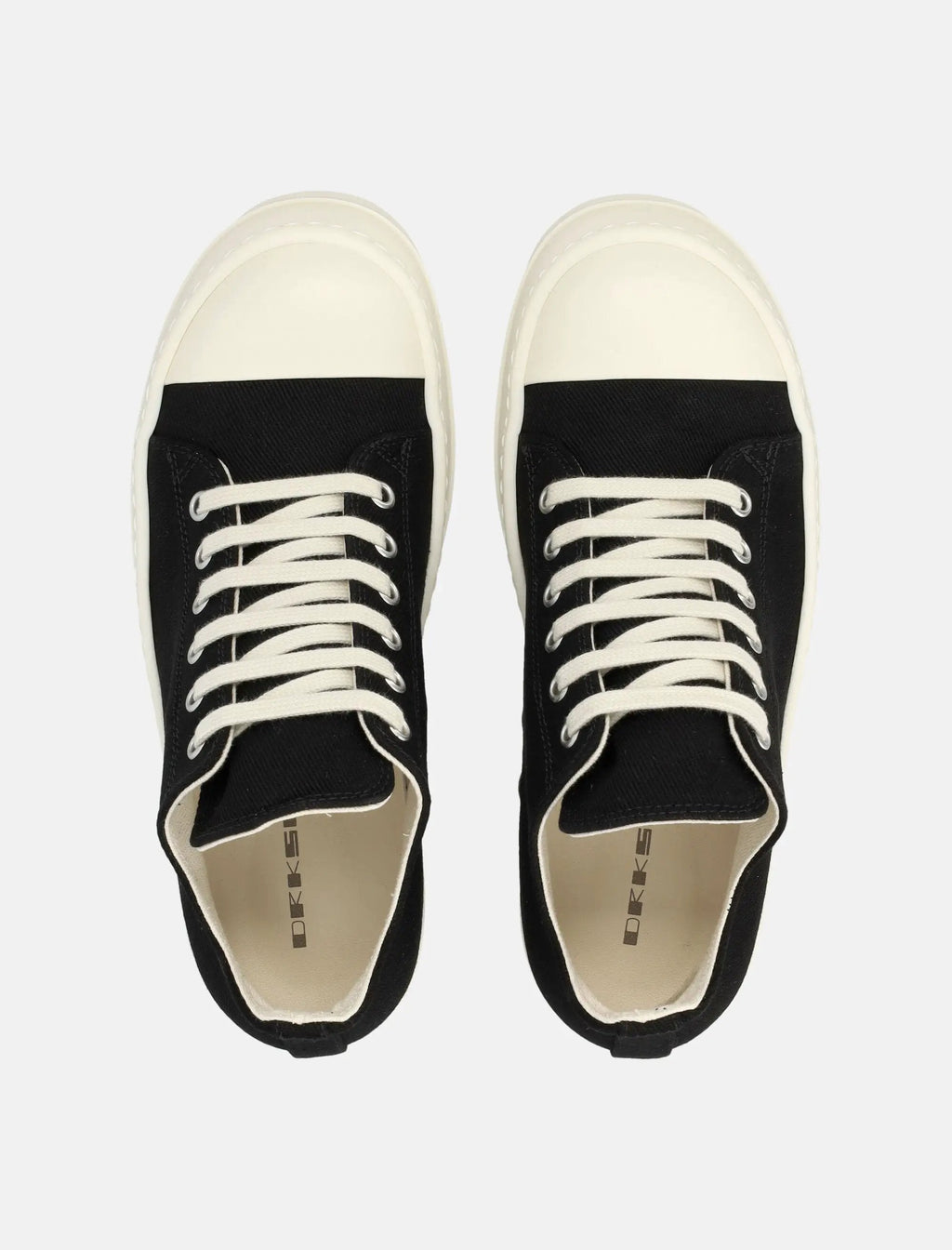 Temple Low Denim Womans Sneaks Rick owens оригінал – Купити в Україні – вид ззаду