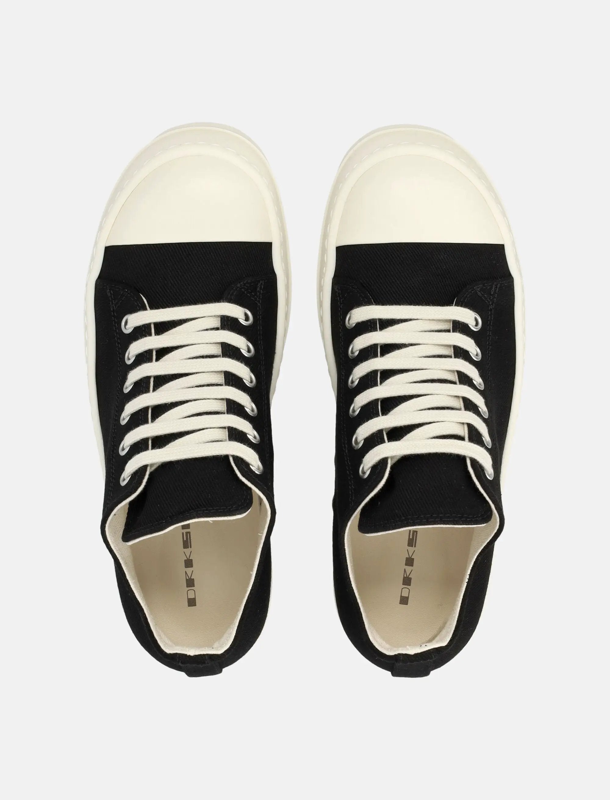 Temple Low Denim Womans Sneaks Rick owens оригінал – Купити в Україні – вид ззаду