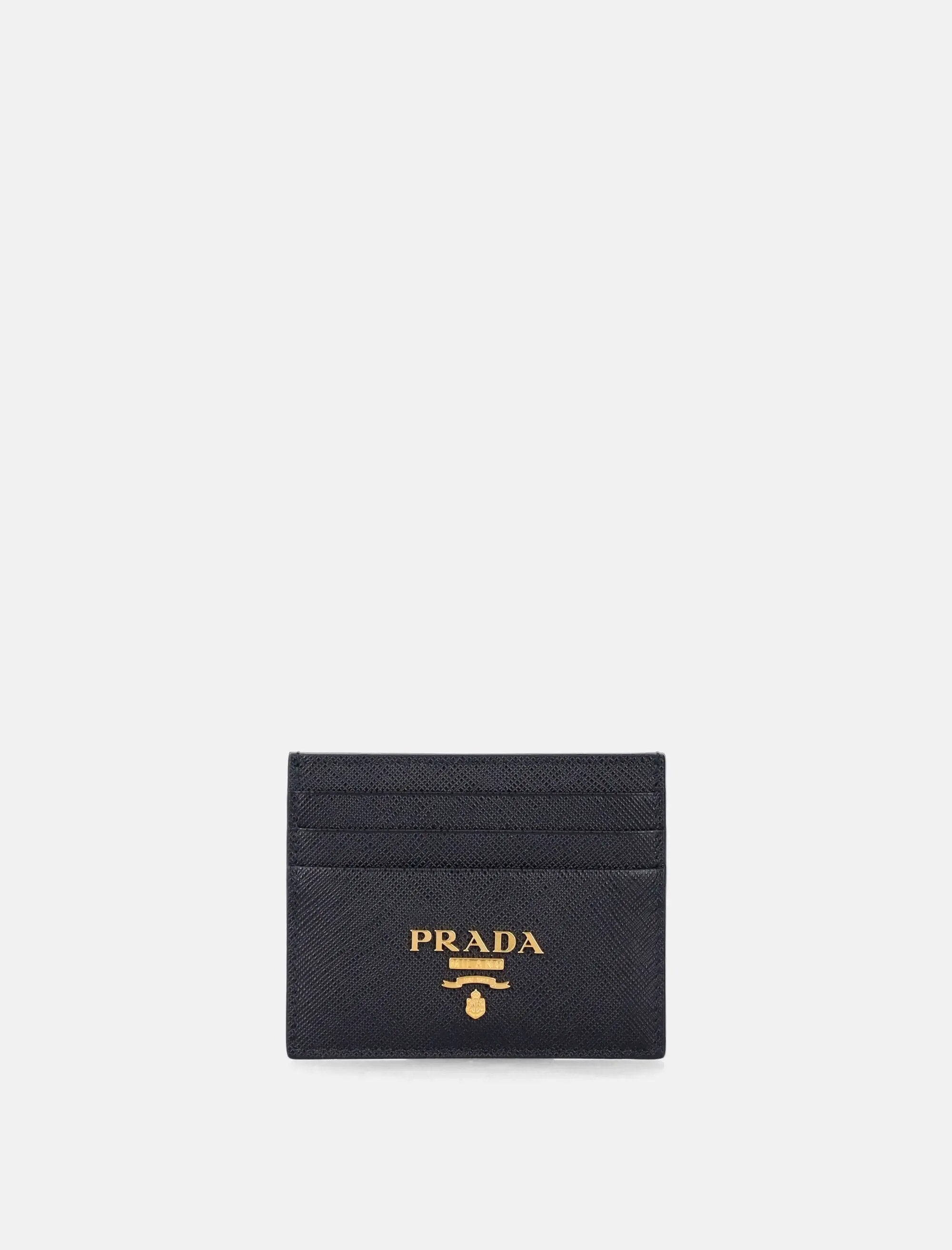 Оригінальна Card Holder Portacarte Black Prada – боковий вид