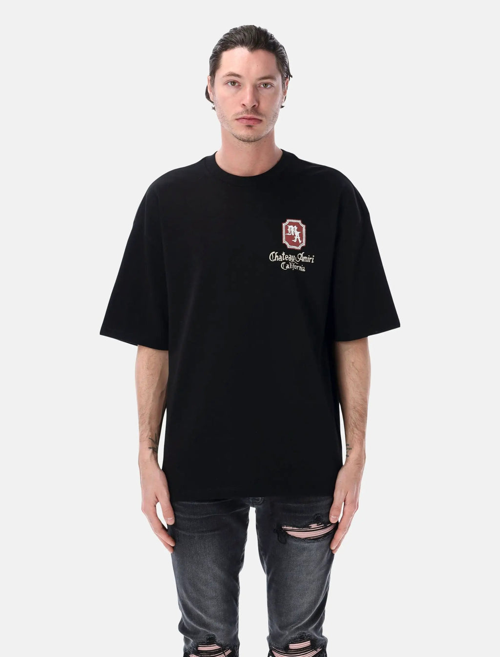 Оригінальна Ma Chateau Oversized Cotton Tee Amiri – боковий вид