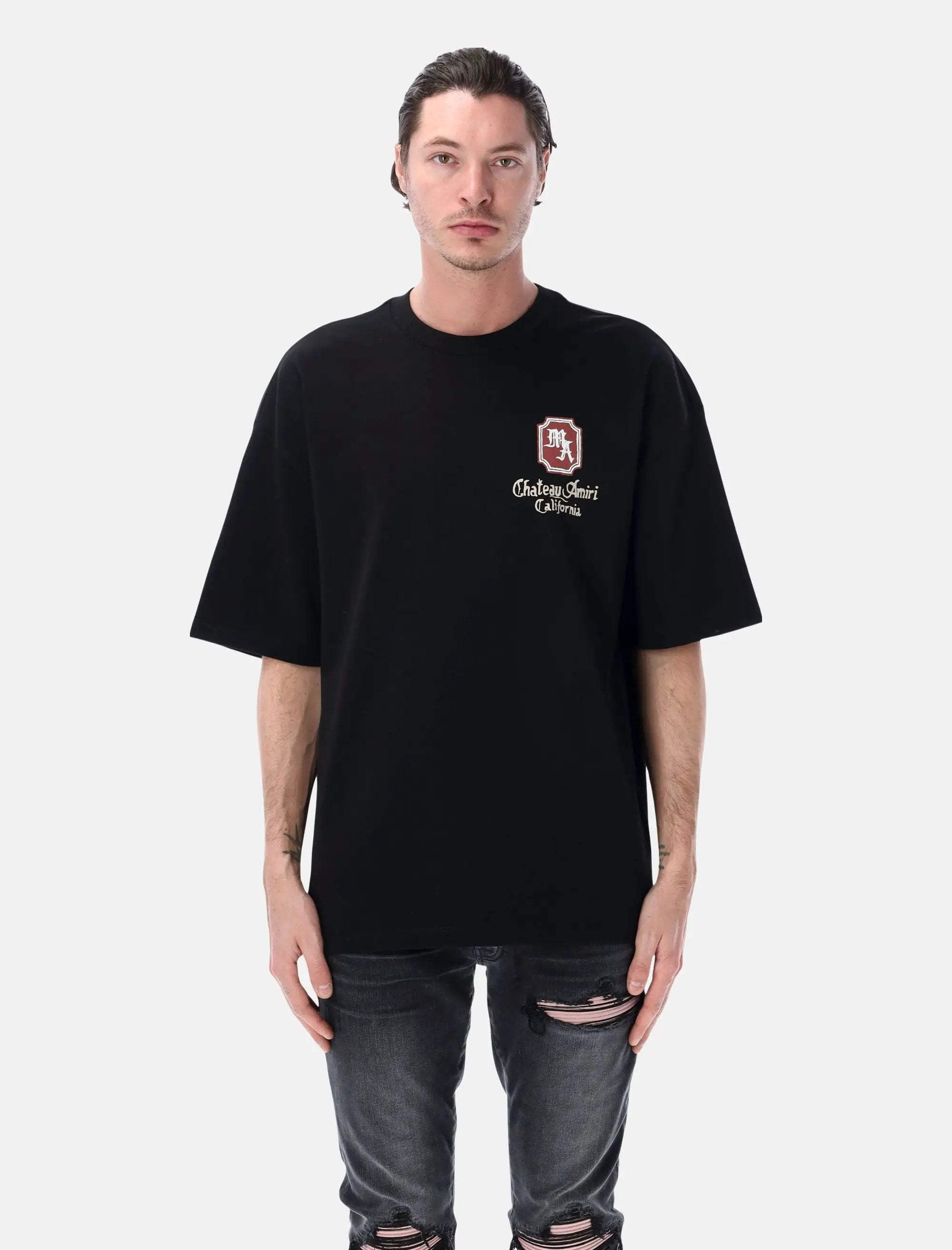 Оригінальна Ma Chateau Oversized Cotton Tee Amiri – боковий вид