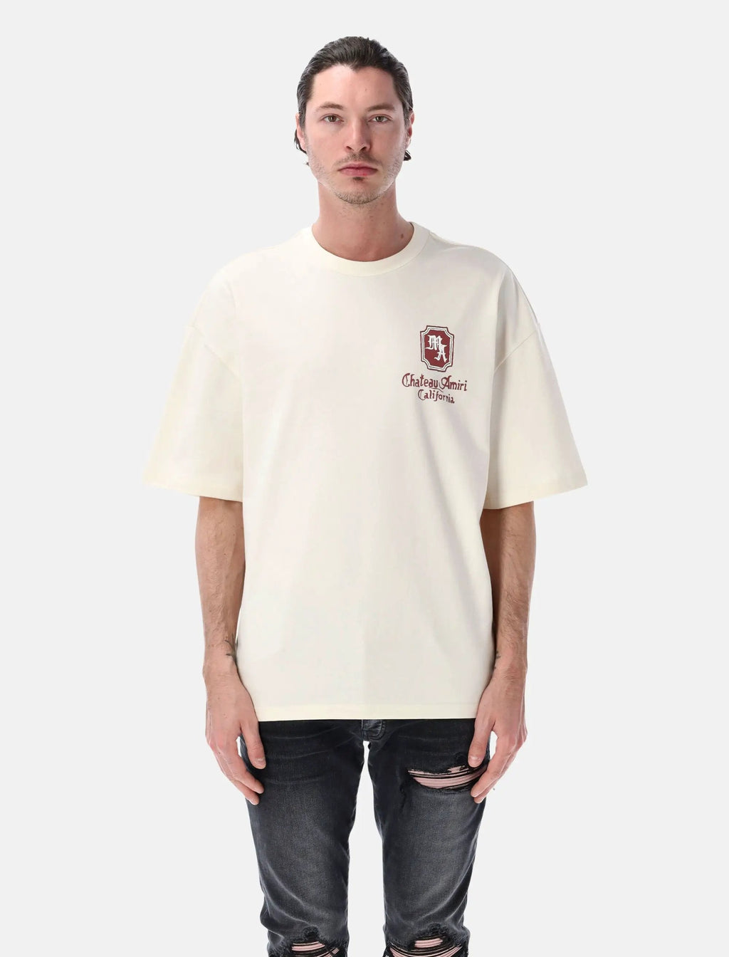 Оригінальна Ma Chateau Oversized Cotton Tee Amiri – боковий вид