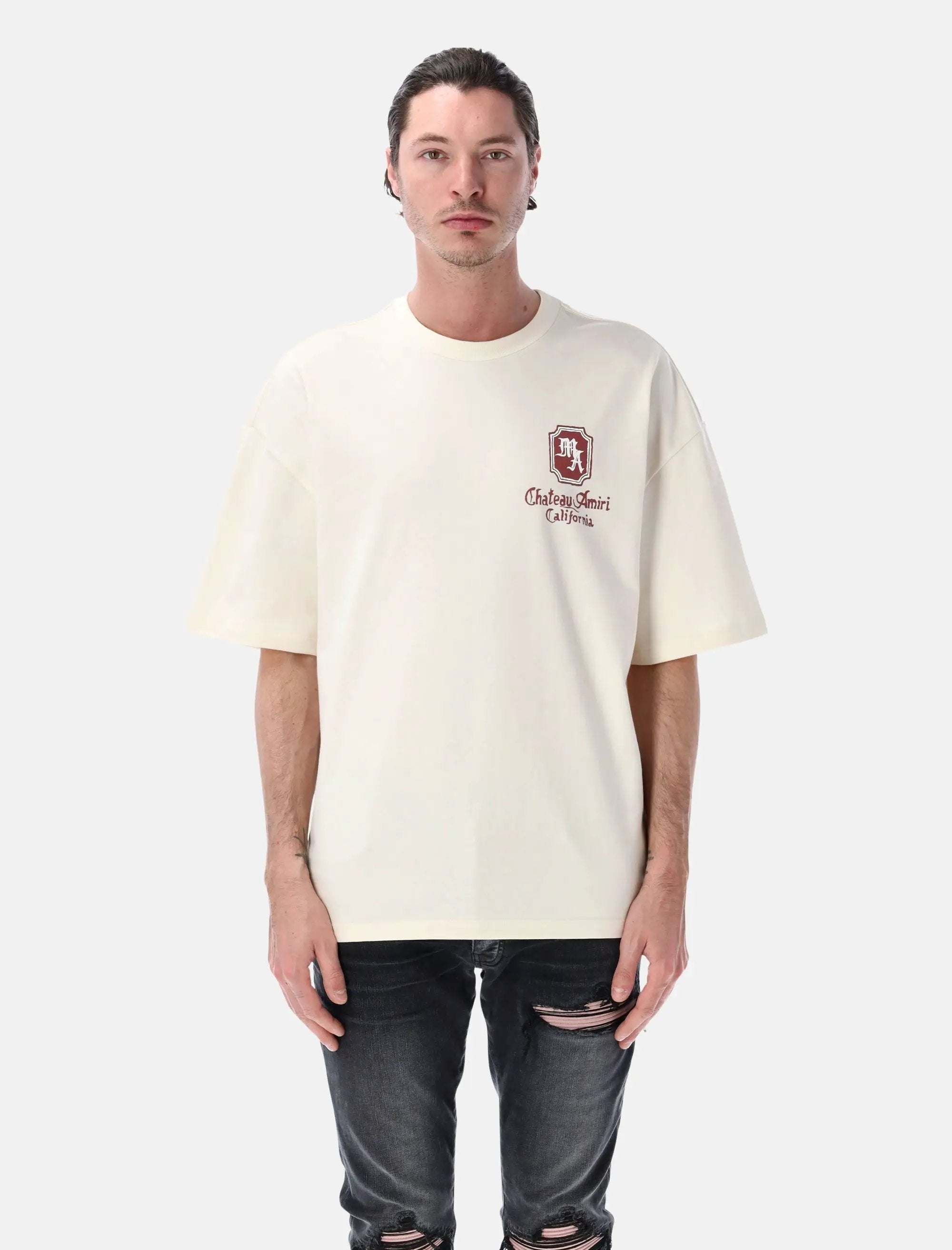Оригінальна Ma Chateau Oversized Cotton Tee Amiri – боковий вид