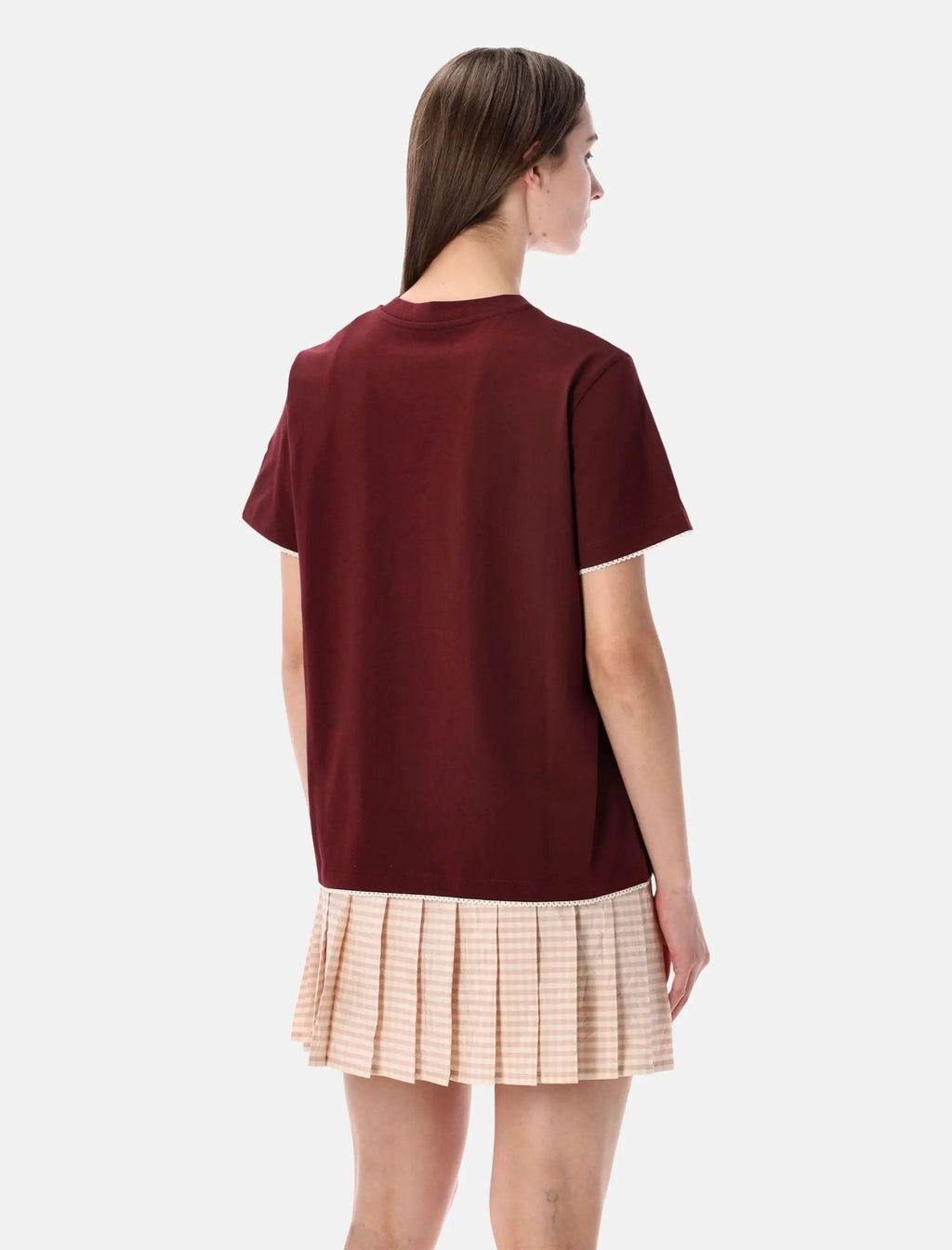 Оригінальна Cotton Logo T Shirt Moncler – вид ззаду