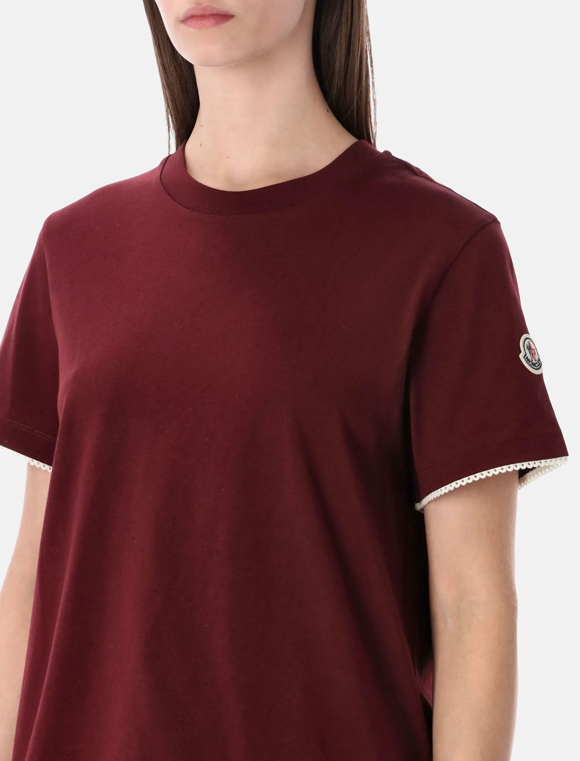 Оригінальна Cotton Logo T Shirt Moncler – детальний вид