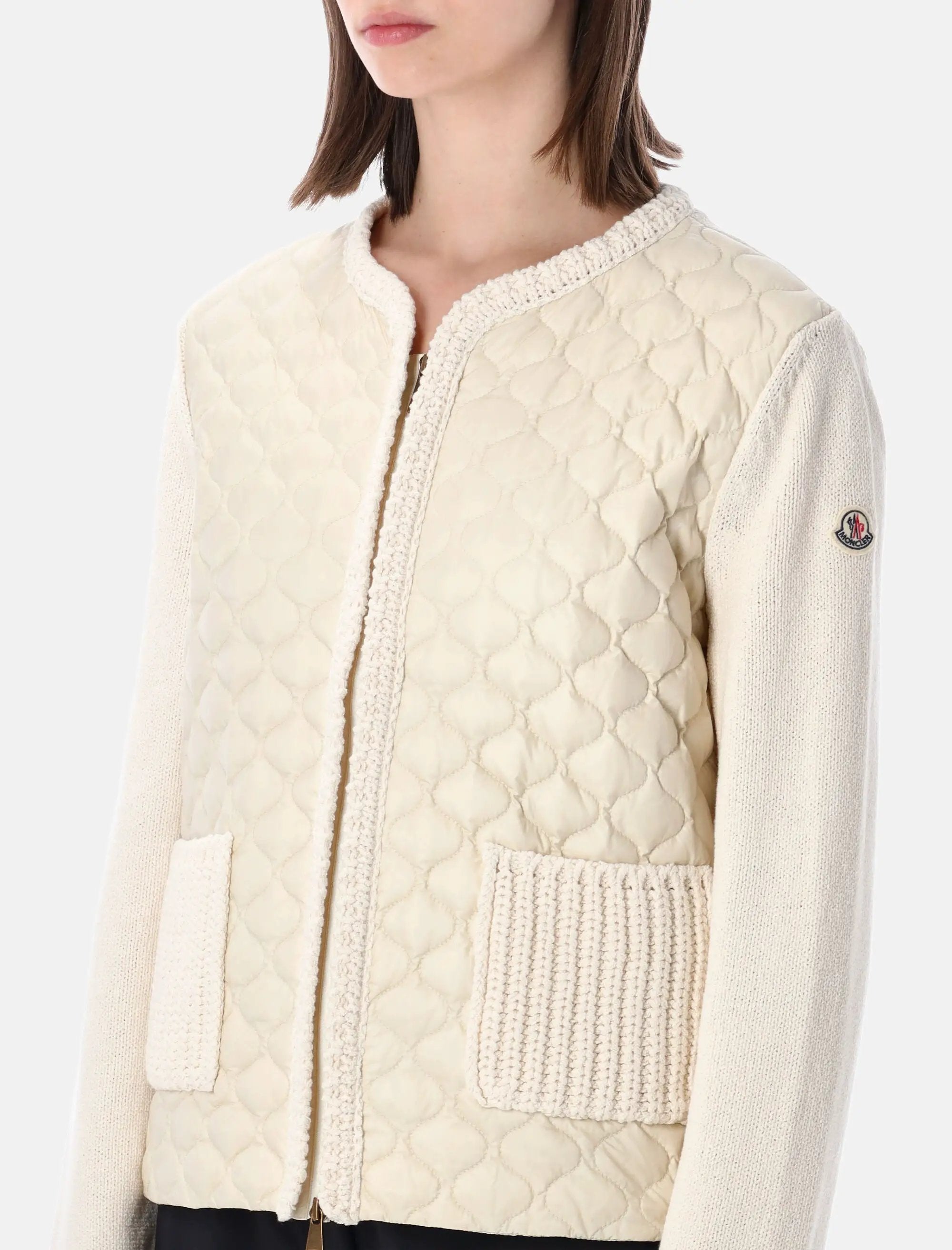 Geometric Quilted Padded Cardigan Moncler оригінал – Купити в Україні – детальний вид