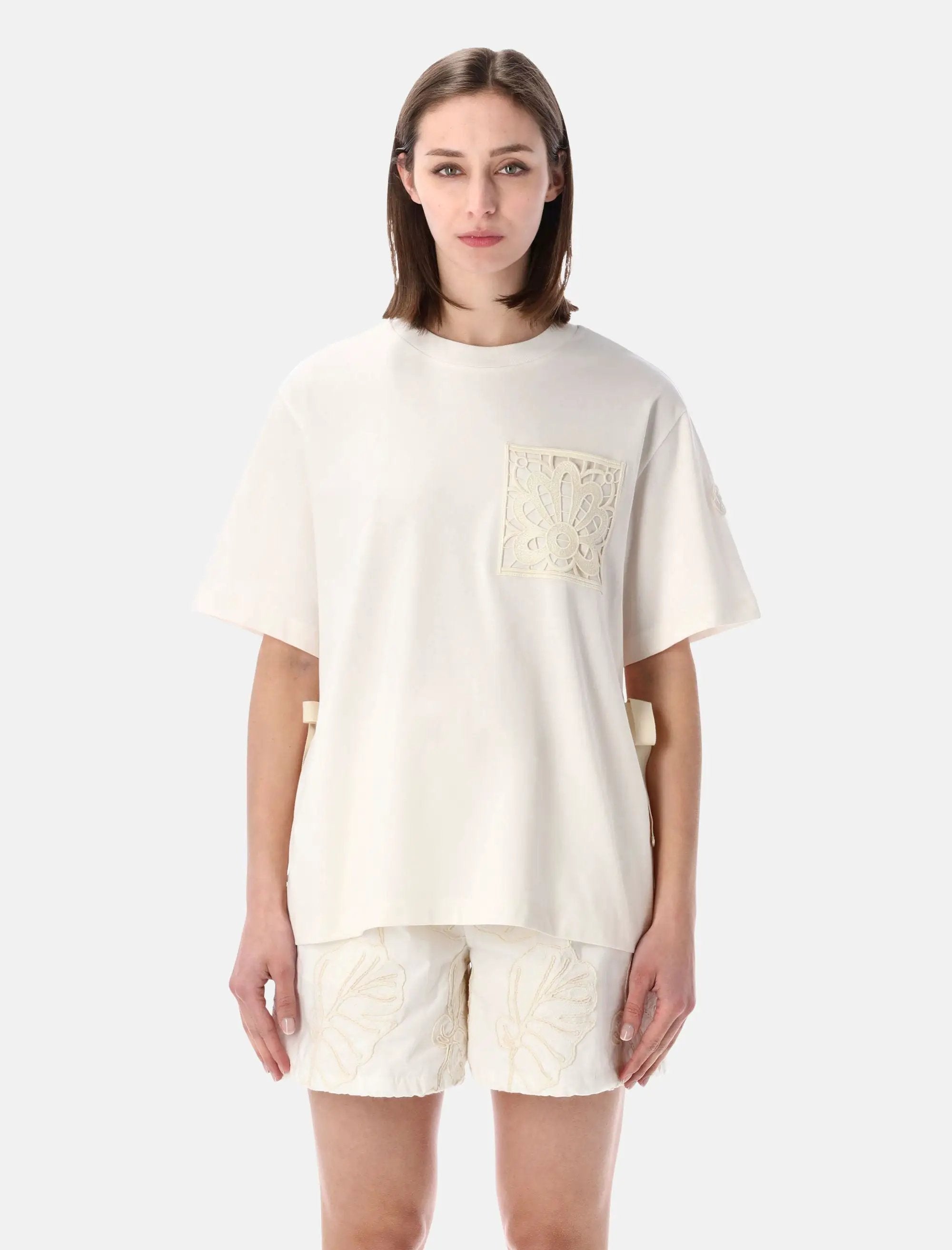 Macramé Pocket T Shirt Moncler оригінал – Купити в Україні – боковий вид