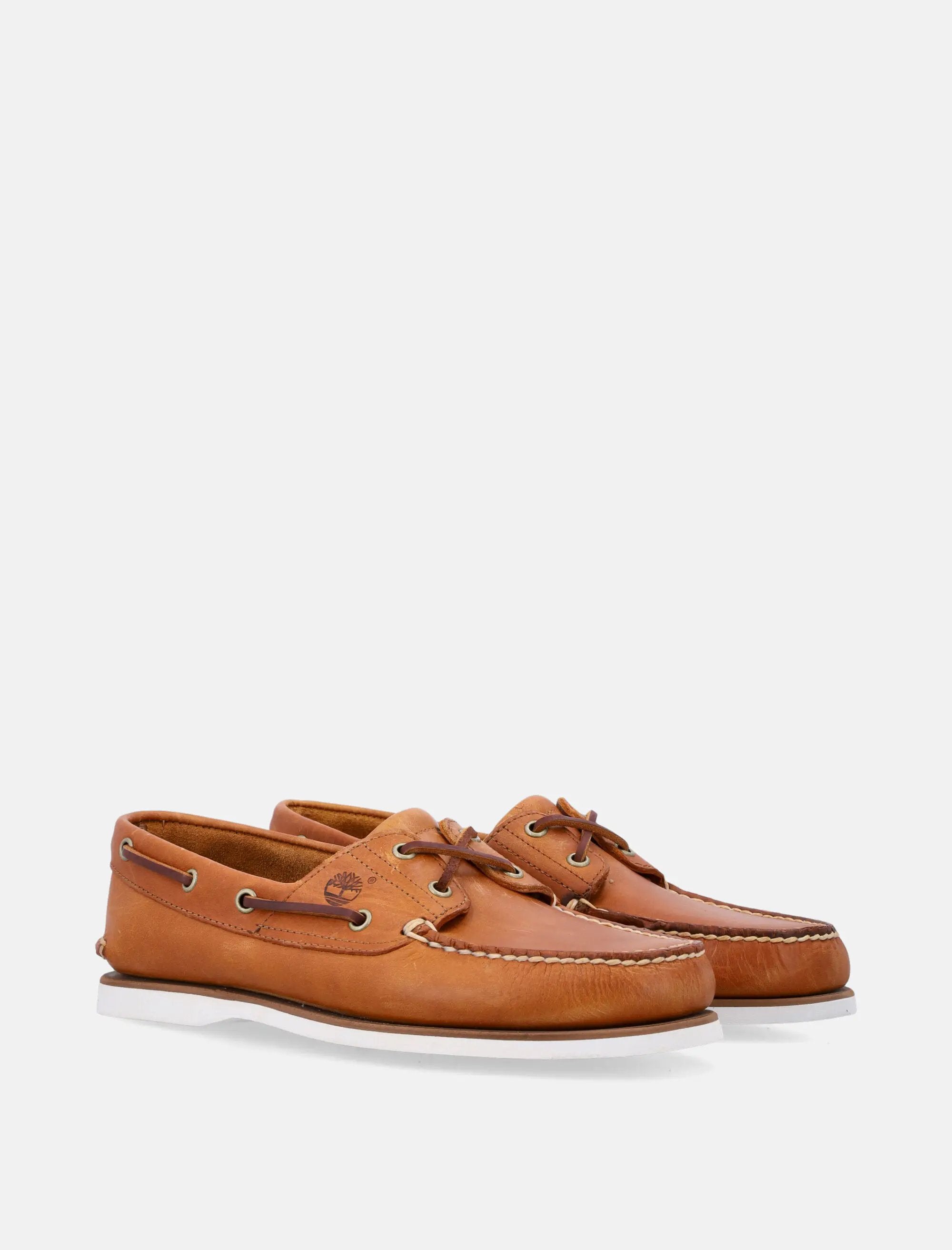 Classic 2 Eye Mens Brown Boat Shoe Timberland – Гарантія оригінальності – вид ззаду