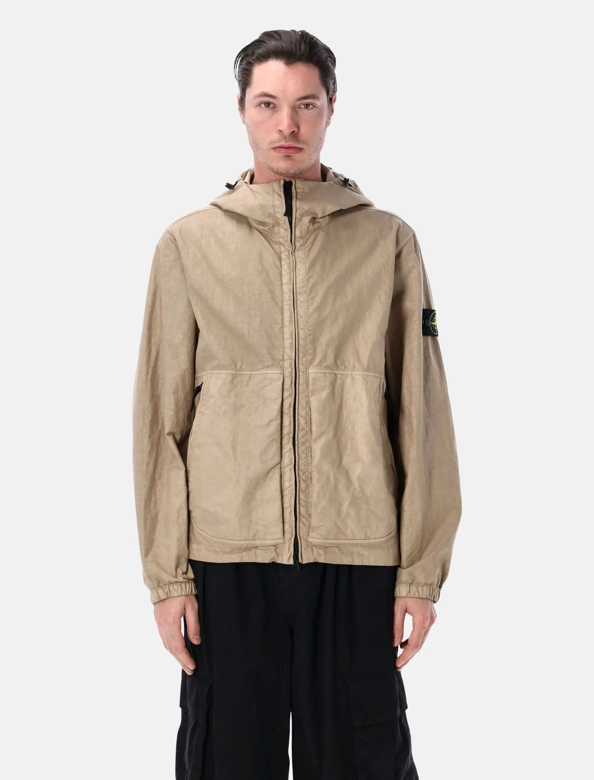 Panama Nylon Hooded Jacket Stone island оригінал – Купити в Україні – боковий вид