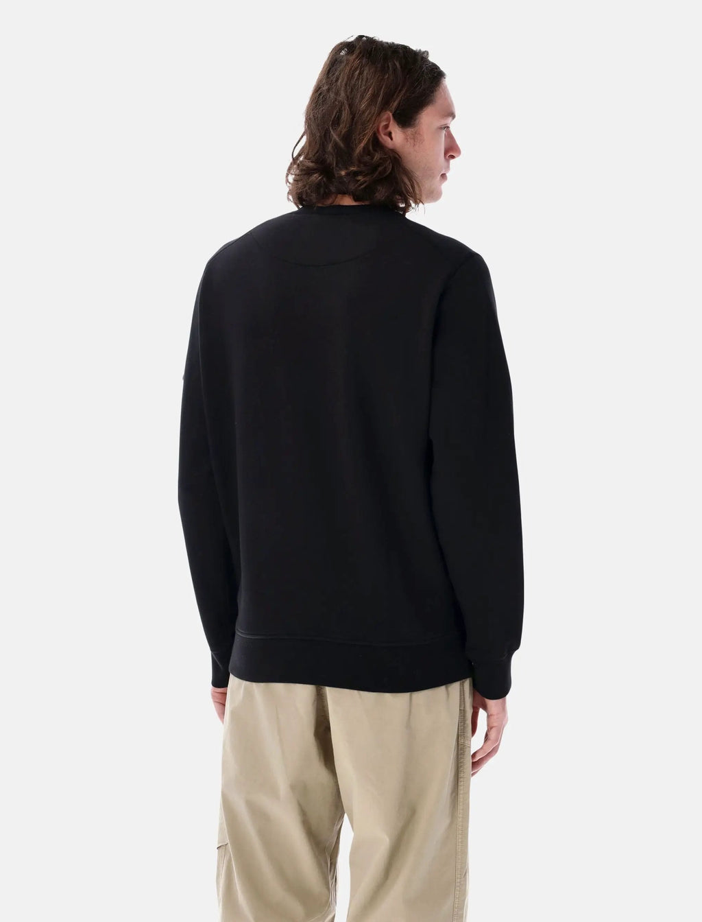 Оригінальна Organic Cotton Crewneck Sweatshirt Stone island – вид ззаду