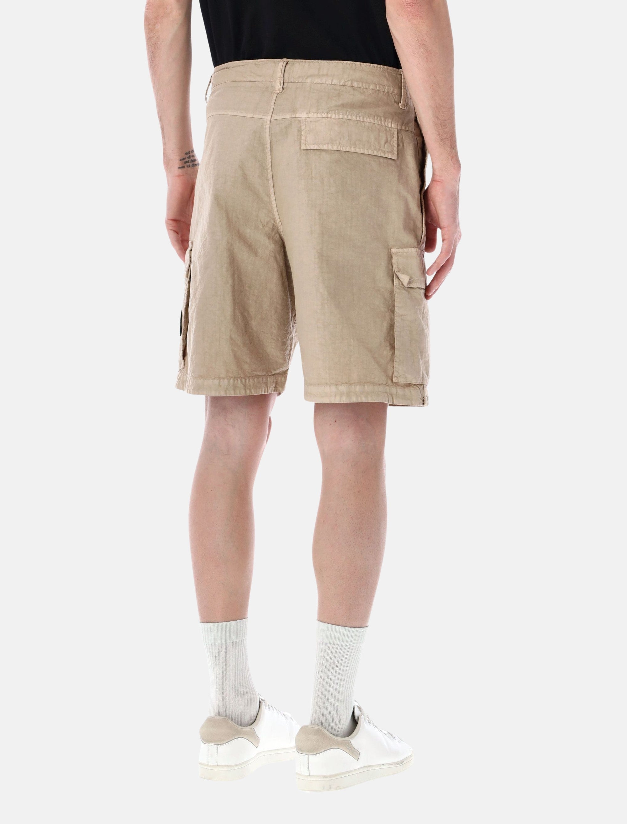 Оригінальна Panama Nylon Cargo Shorts Stone island – вид ззаду