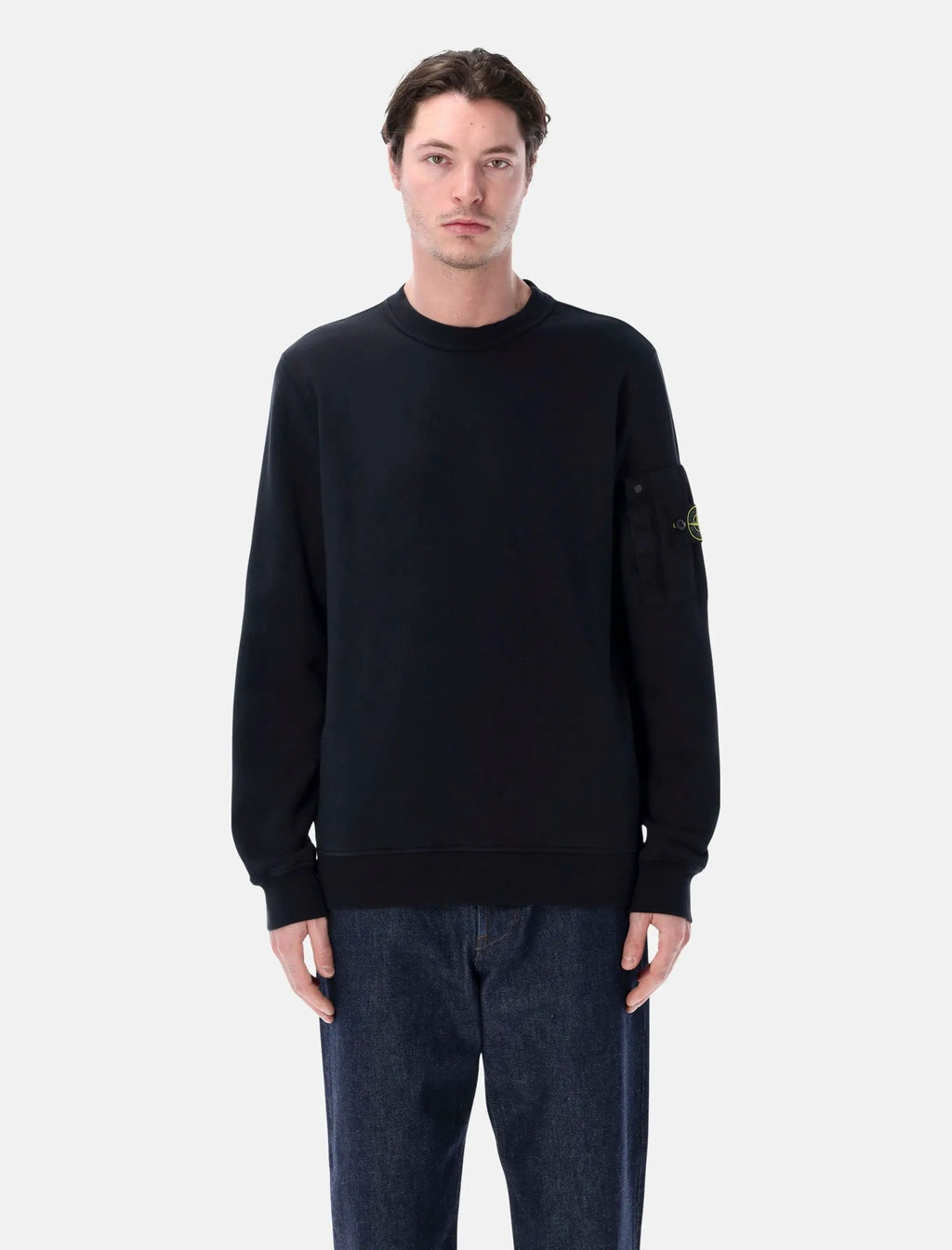Crewneck Sweatshirt Stone island – Гарантія оригінальності – боковий вид