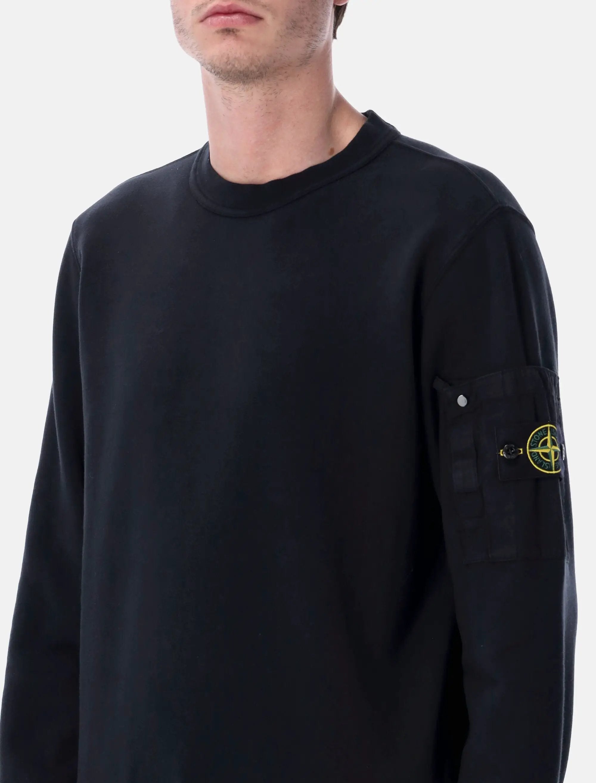 Crewneck Sweatshirt Stone island – Гарантія оригінальності – детальний вид