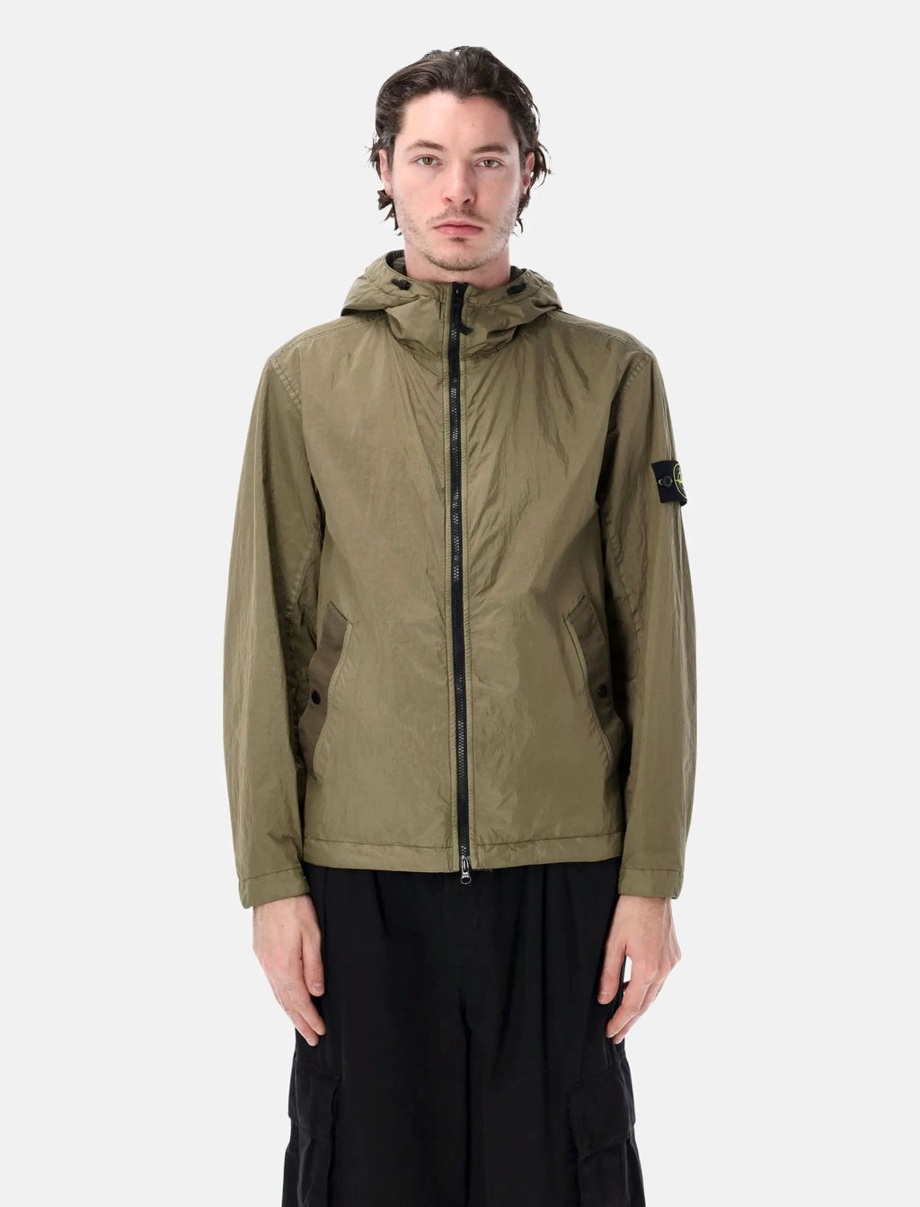Crinkle Reps Jacket Stone island оригінал – Купити в Україні – боковий вид